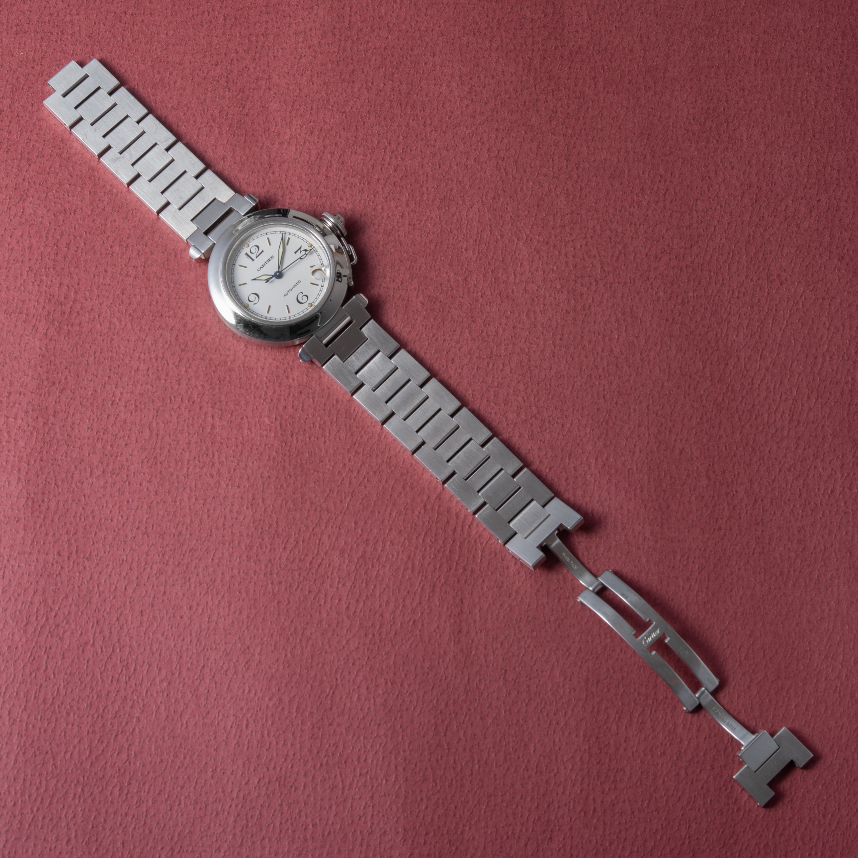 カルティエ パシャC 1990年代製 Ref.2324 オートマチック ホワイトダイヤル