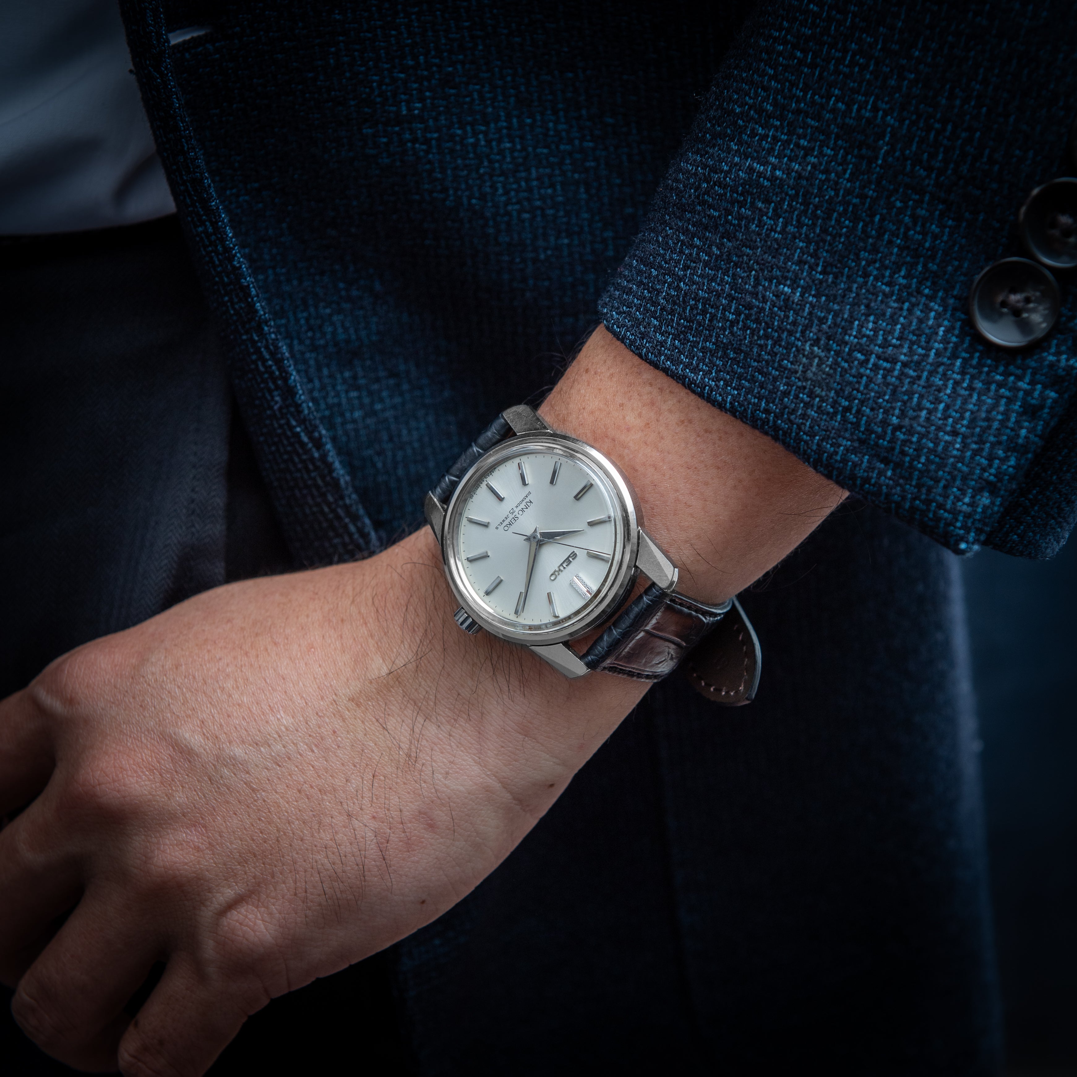 キングセイコー 1965年製 Ref.44999 44KS 手巻き 前期型 楯メダリオン