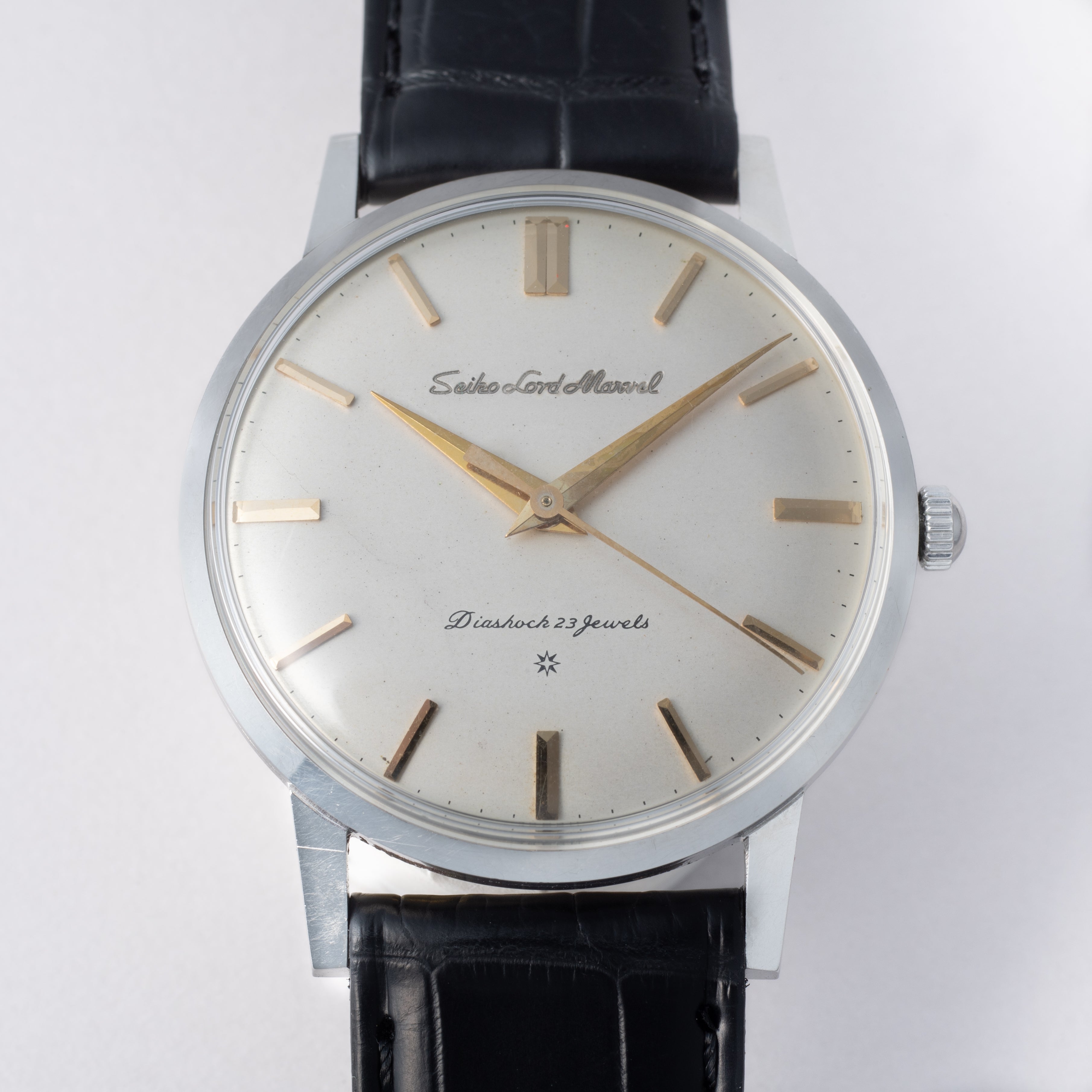 セイコー ロードマーベル 1960年製 Ref.J14038 手巻き 彫文字盤 SDダイヤル