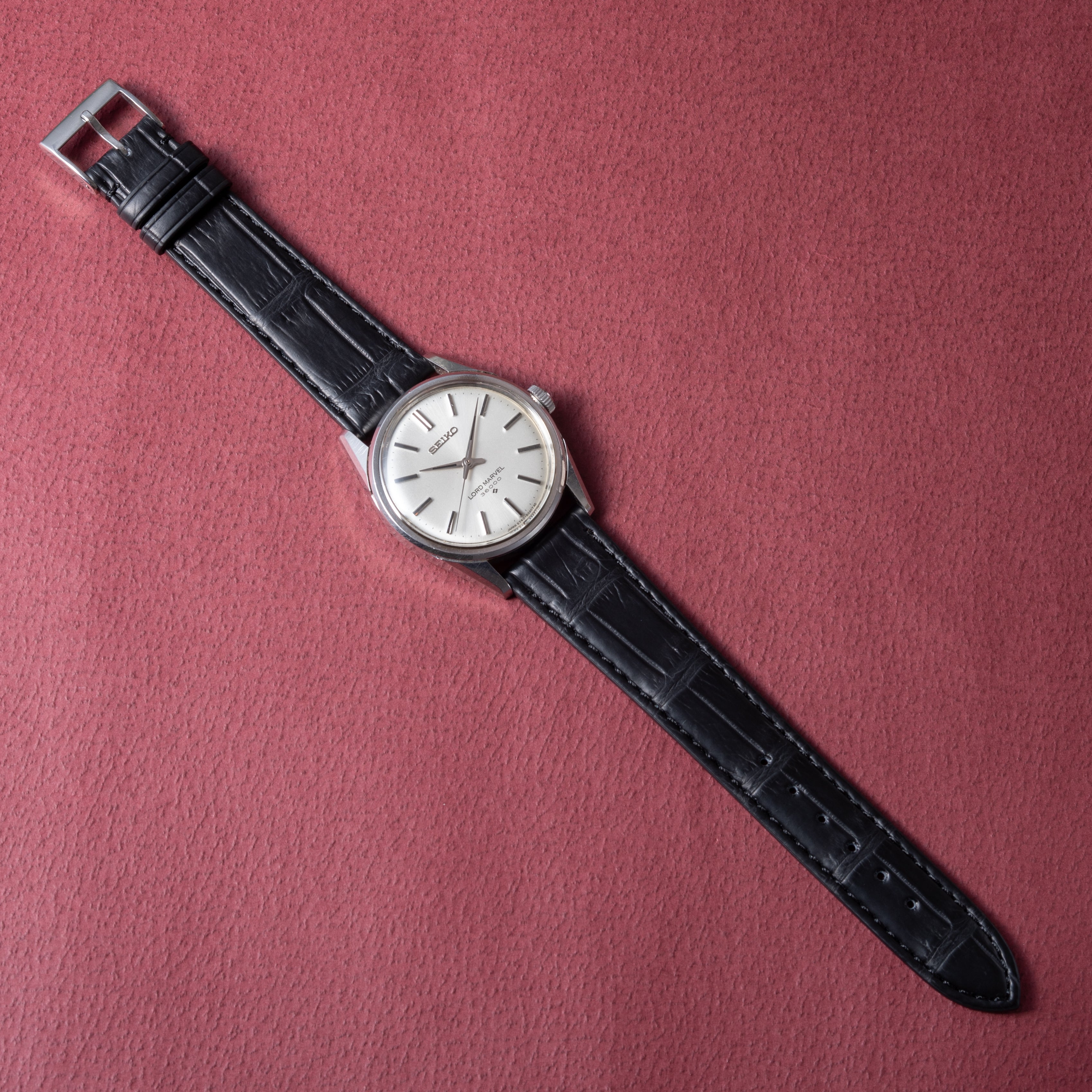 セイコー ロードマーベル 36000 1972年製 Ref.5740-8000 シルバーダイヤル 手巻き 10振動