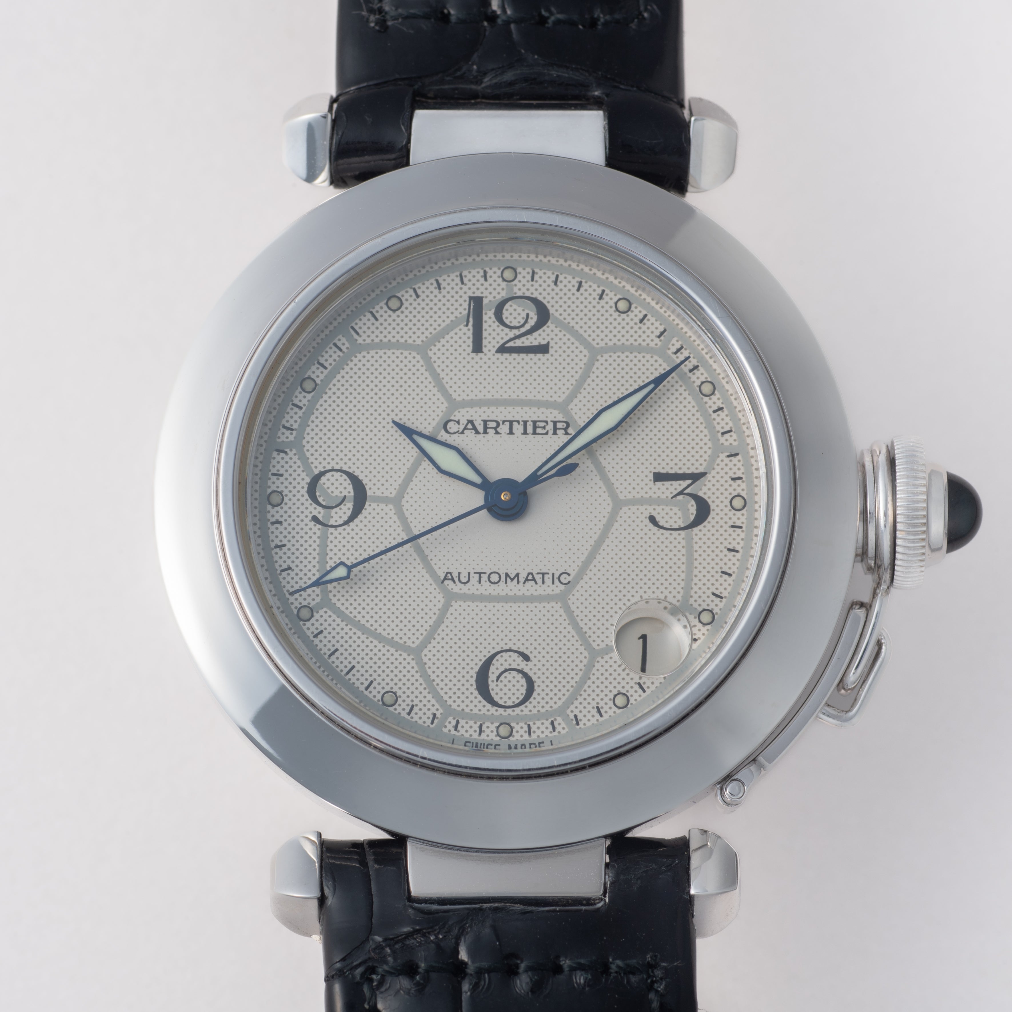 カルティエ パシャ 2002年製 Ref.S091 FIFAワールドカップ 世界70本限定 18金ホワイトゴールド