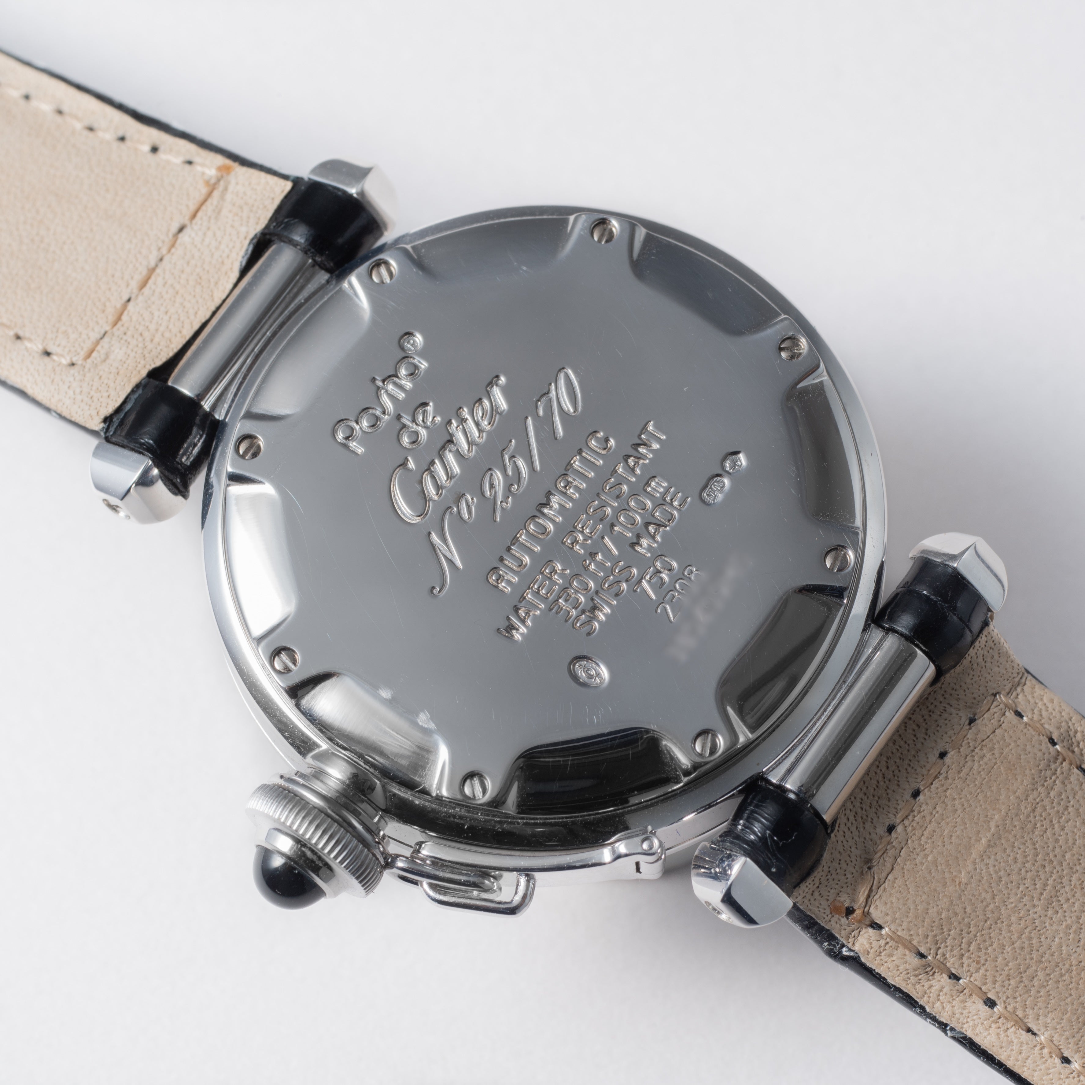 カルティエ パシャ 2002年製 Ref.S091 FIFAワールドカップ 世界70本限定 18金ホワイトゴールド