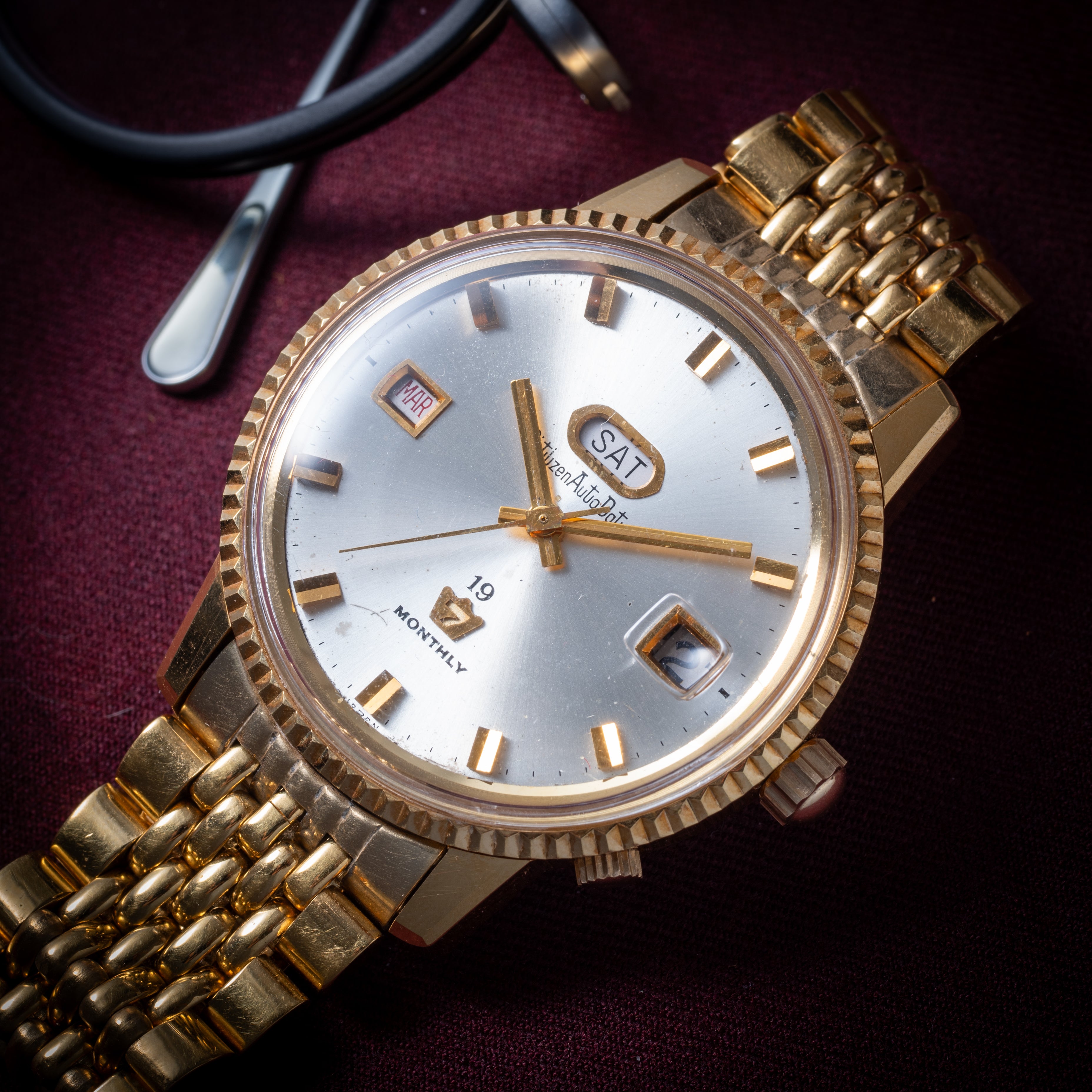 シチズン オートデーター7 マンスリー 1965年製 Ref.ASMG51402a-Y C.G.P