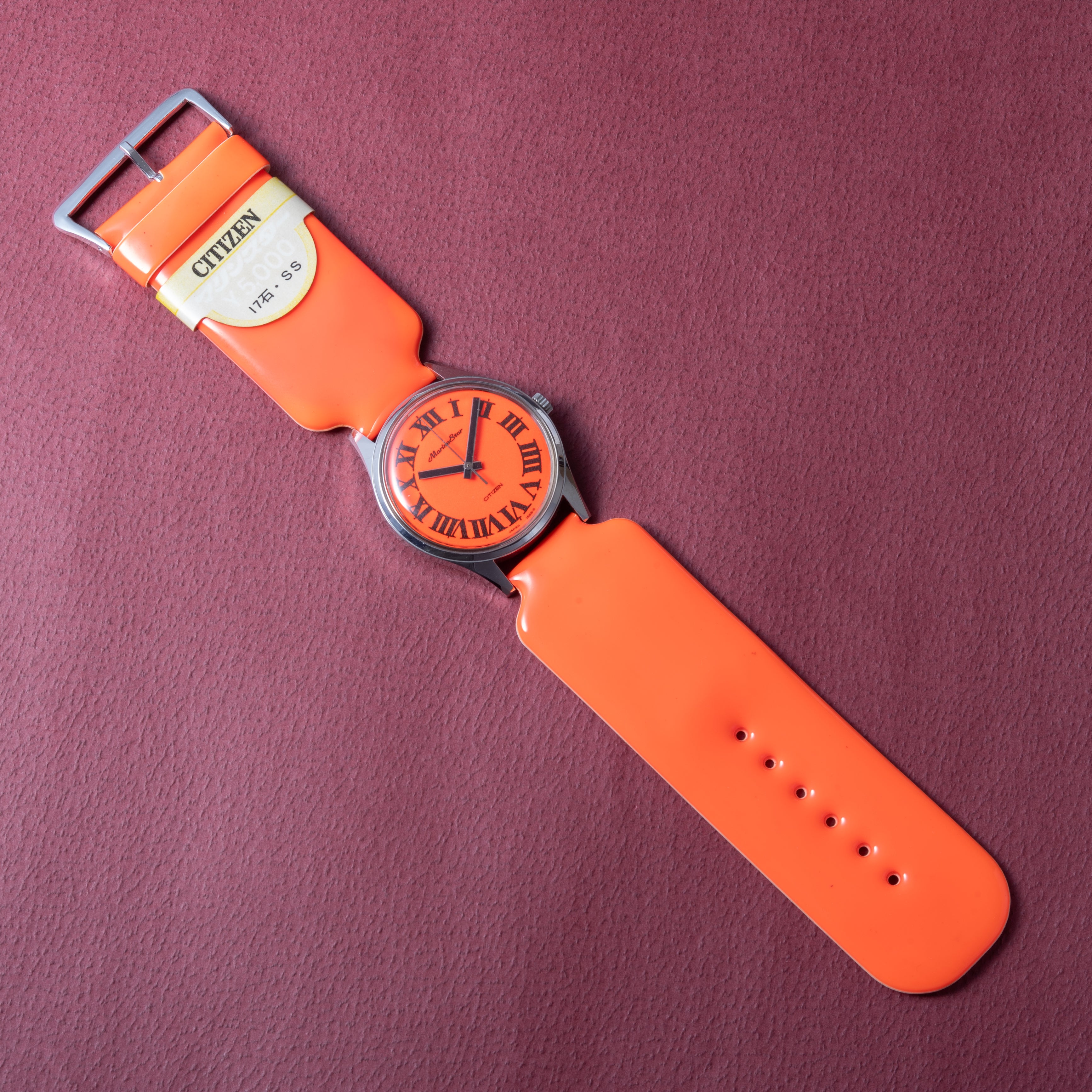 シチズン マリンスター 1968年製 Ref.H005 3001-T オレンジダイヤル 未使用品