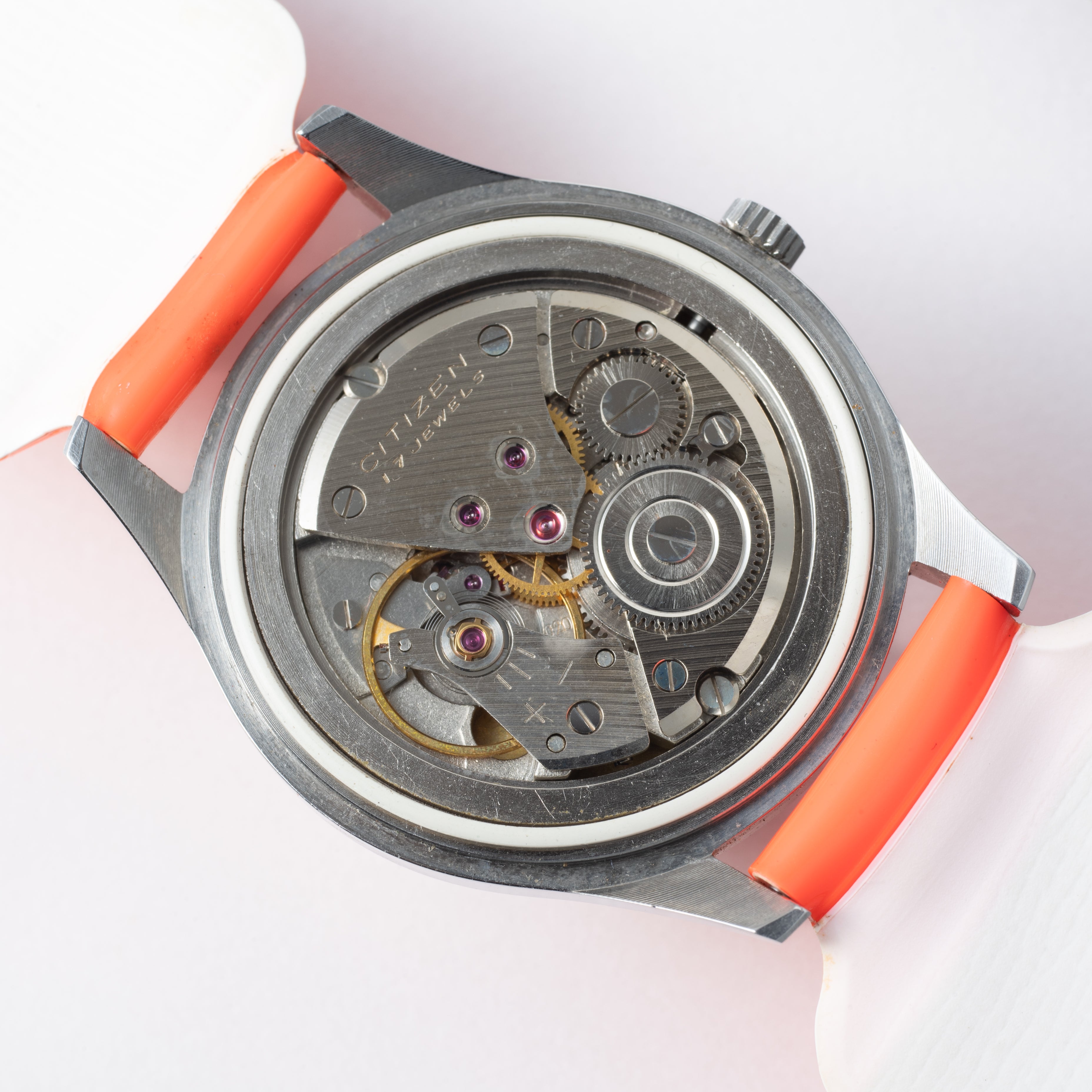 シチズン マリンスター 1968年製 Ref.H005 3001-T オレンジダイヤル 未使用品