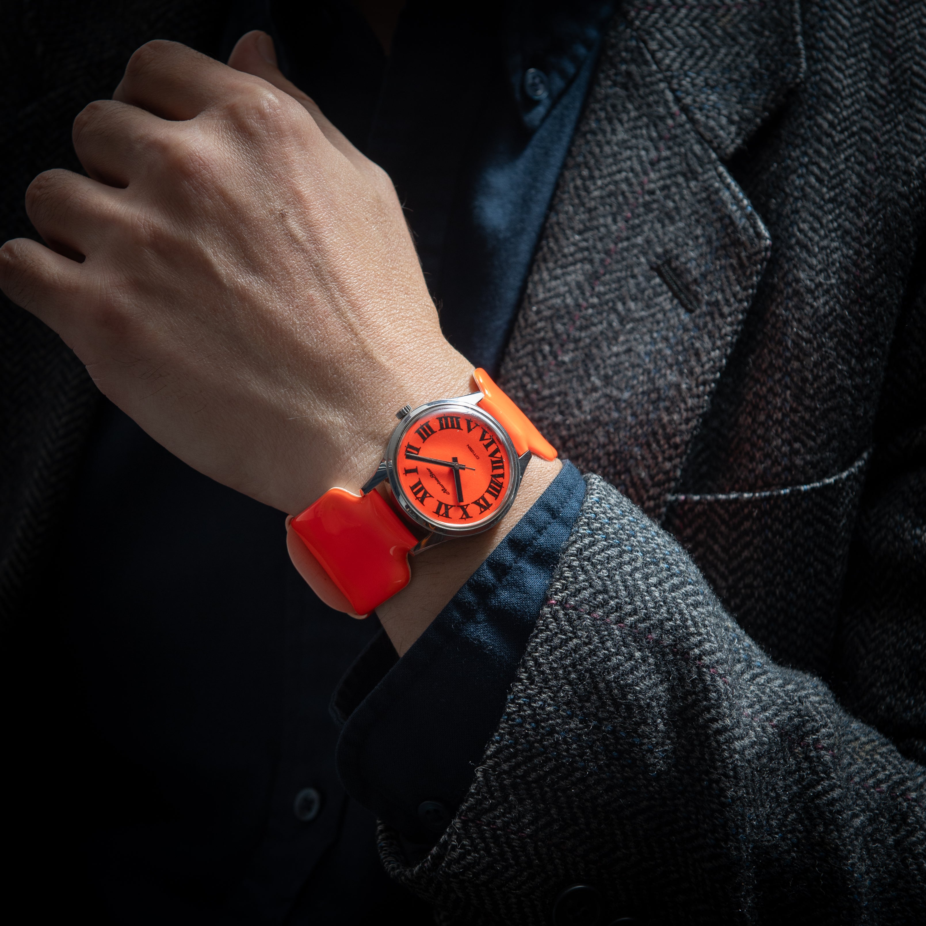 シチズン マリンスター 1968年製 Ref.H005 3001-T オレンジダイヤル 未使用品