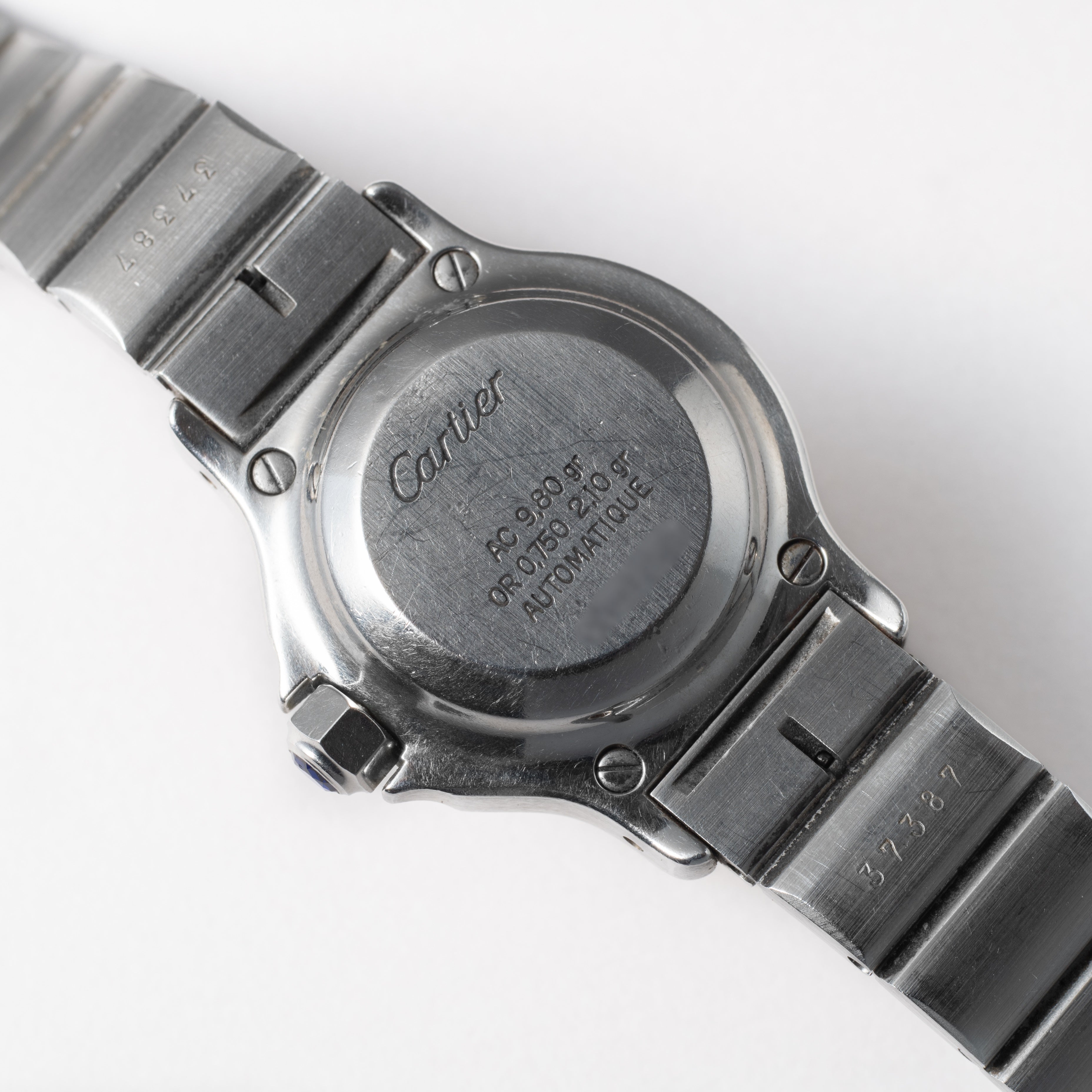 カルティエ サントス オクタゴン 1980年代製 Ref.0907 SMサイズ コンビ