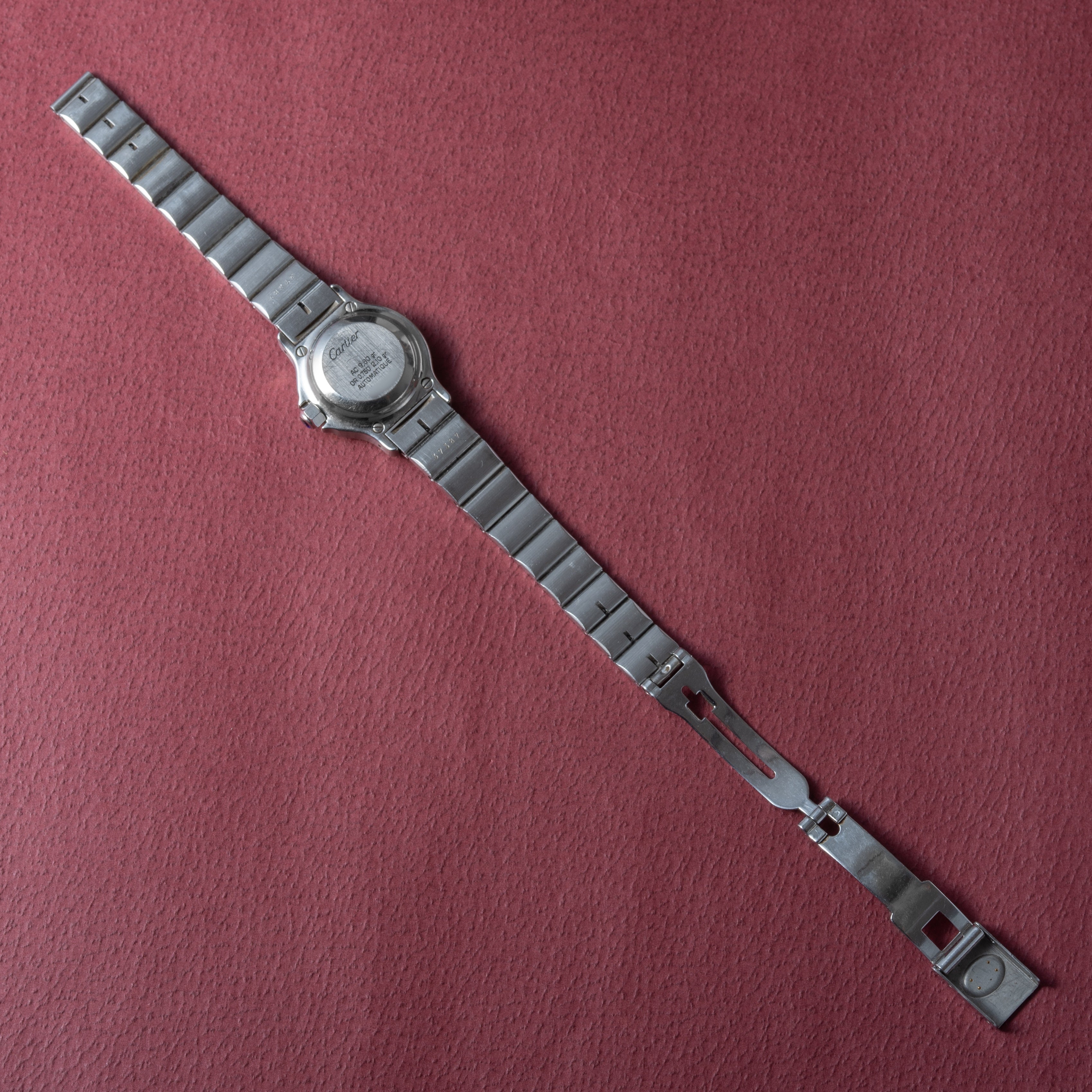 カルティエ サントス オクタゴン 1980年代製 Ref.0907 SMサイズ コンビ