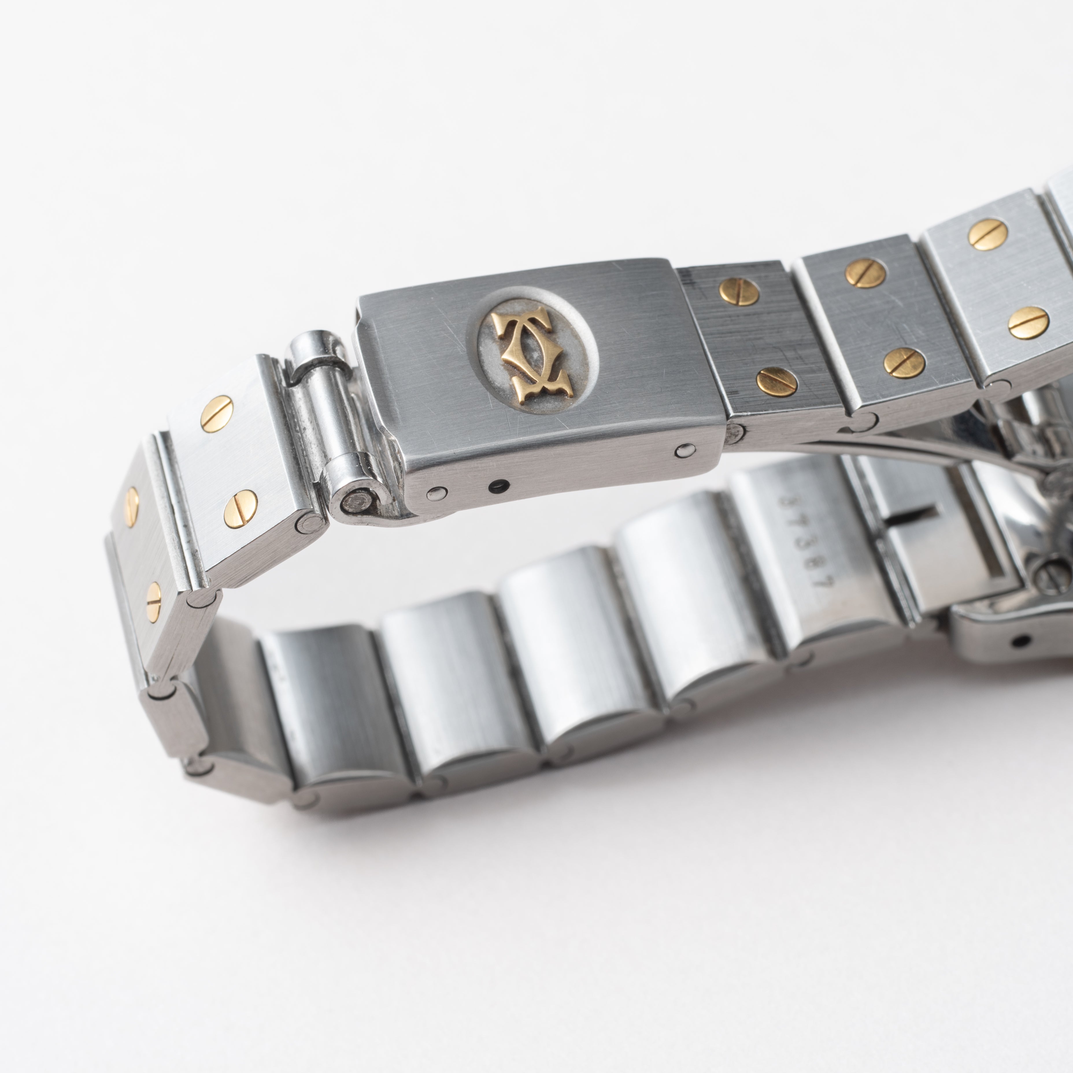 カルティエ サントス オクタゴン 1980年代製 Ref.0907 SMサイズ コンビ