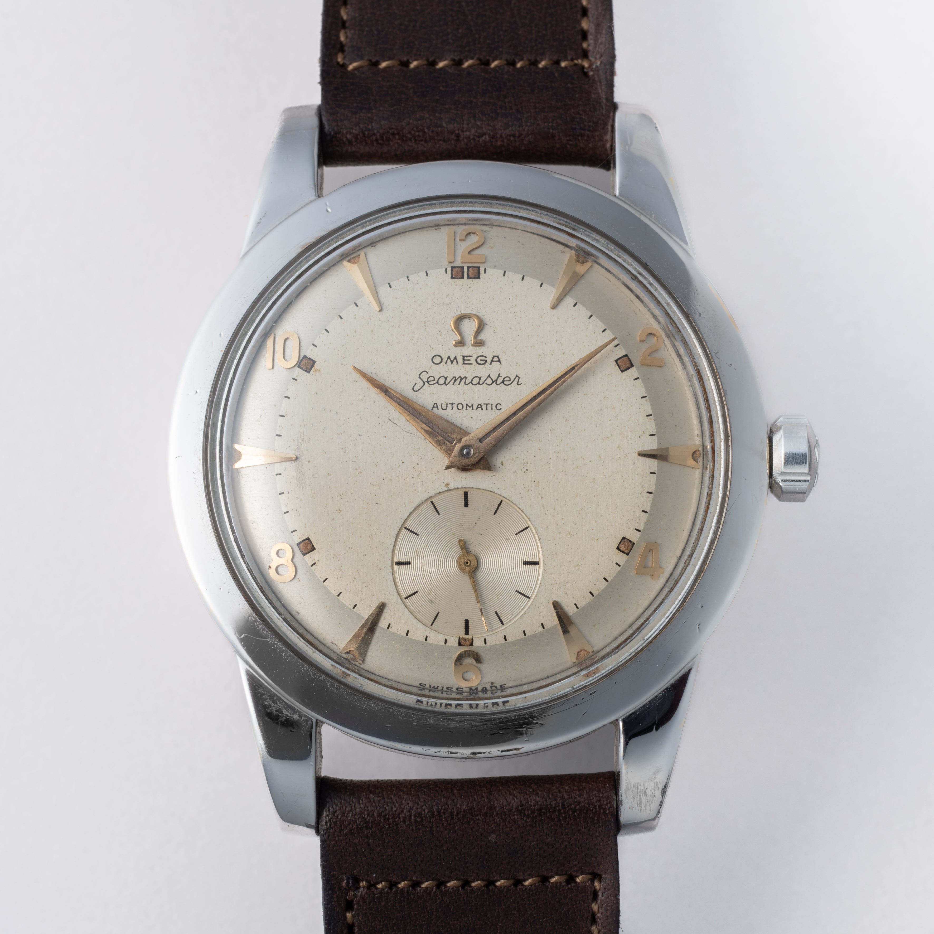 オメガ シーマスター ハーフローター 1954年製 Ref.2494-4 スモールセコンド ビッグケース