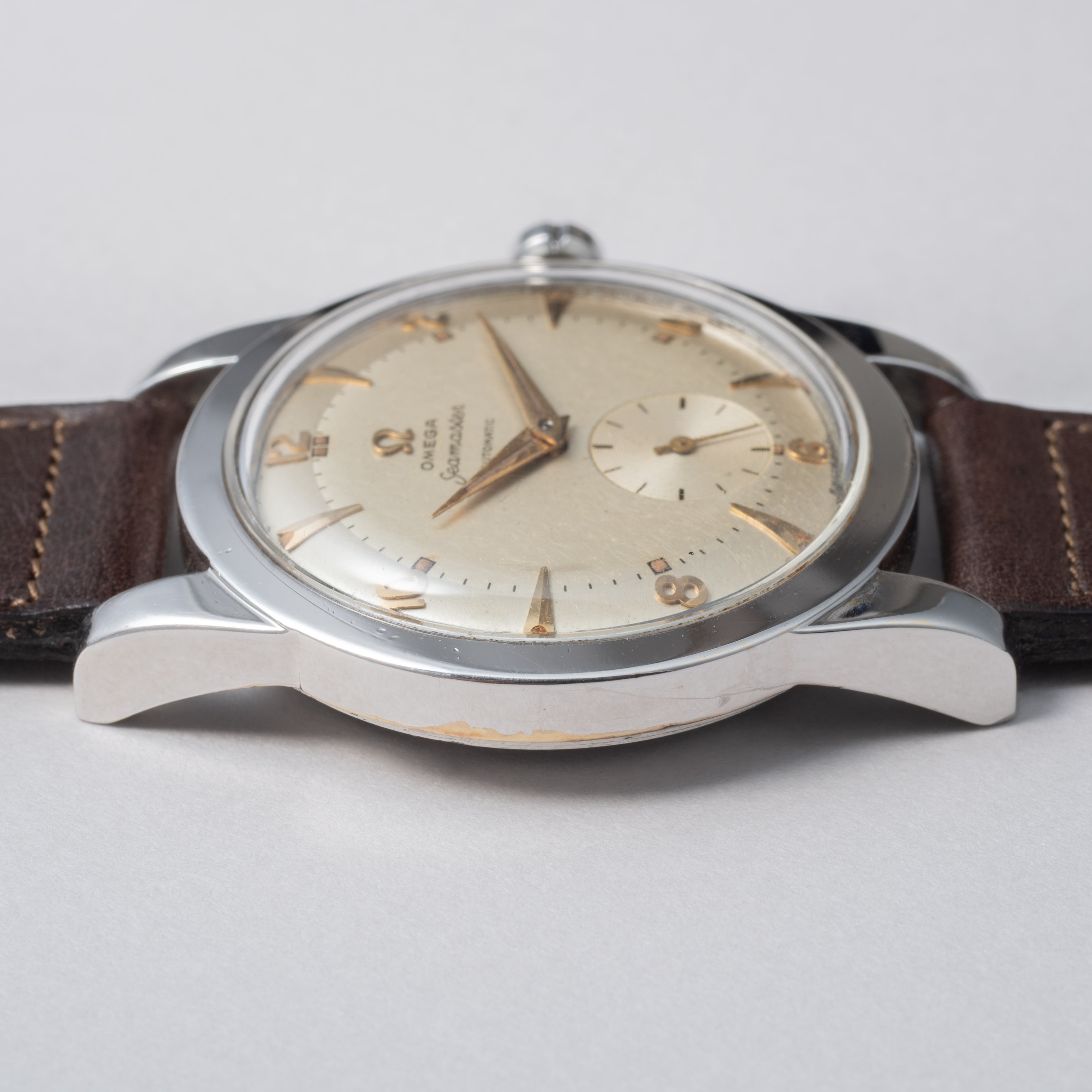 オメガ シーマスター ハーフローター 1954年製 Ref.2494-4 スモールセコンド ビッグケース
