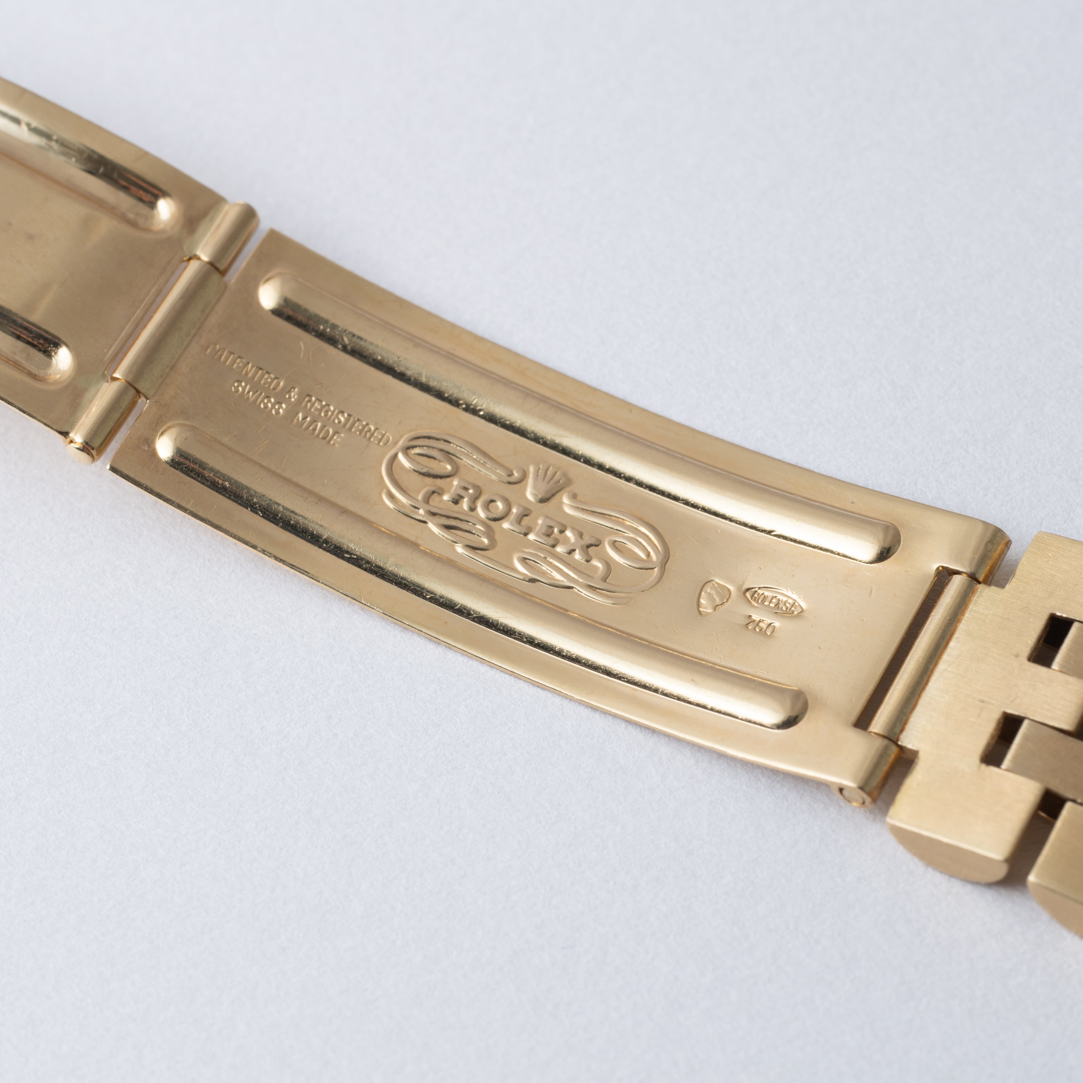 ロレックス デイデイト 1973年製 Ref.1807 18金イエローゴールド バークベゼル、ブレス