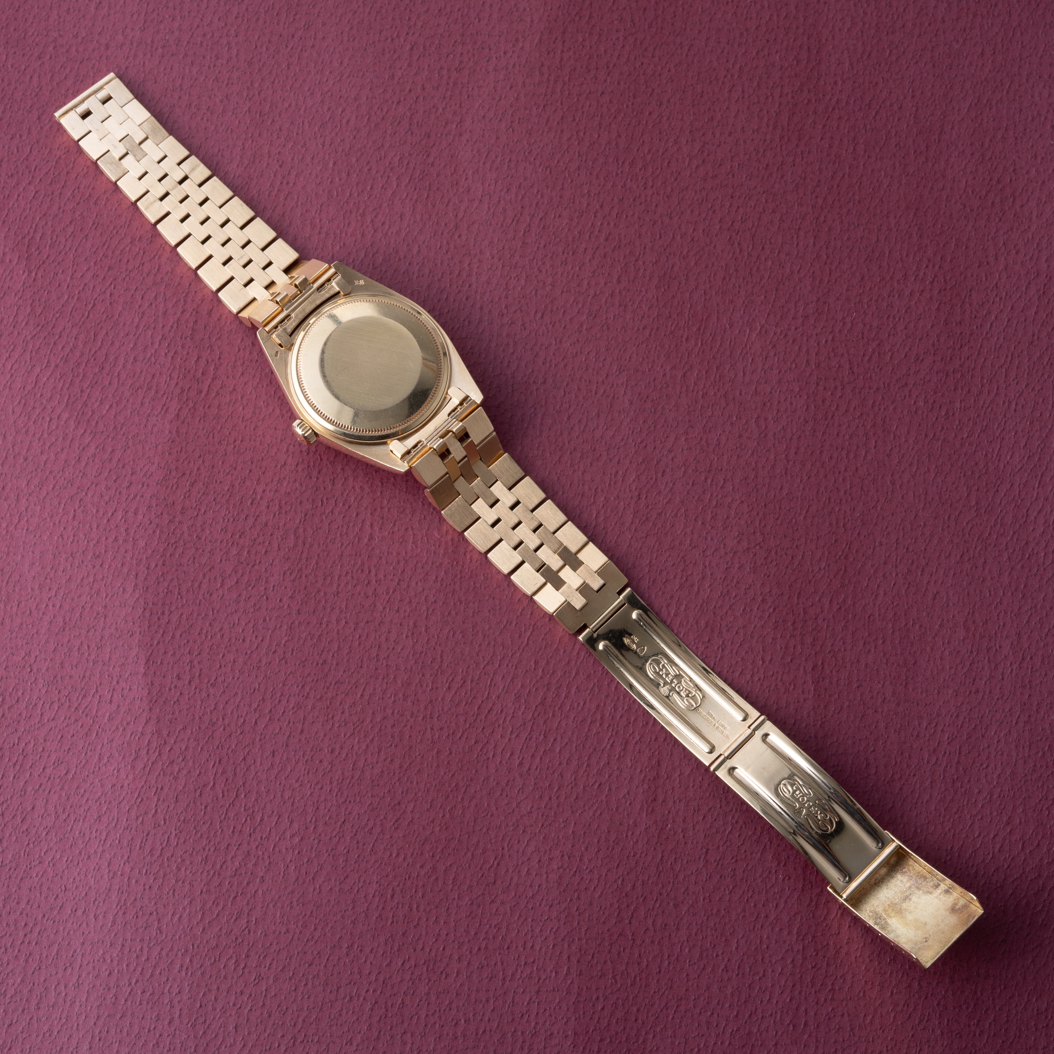 ロレックス デイデイト 1973年製 Ref.1807 18金イエローゴールド バークベゼル、ブレス