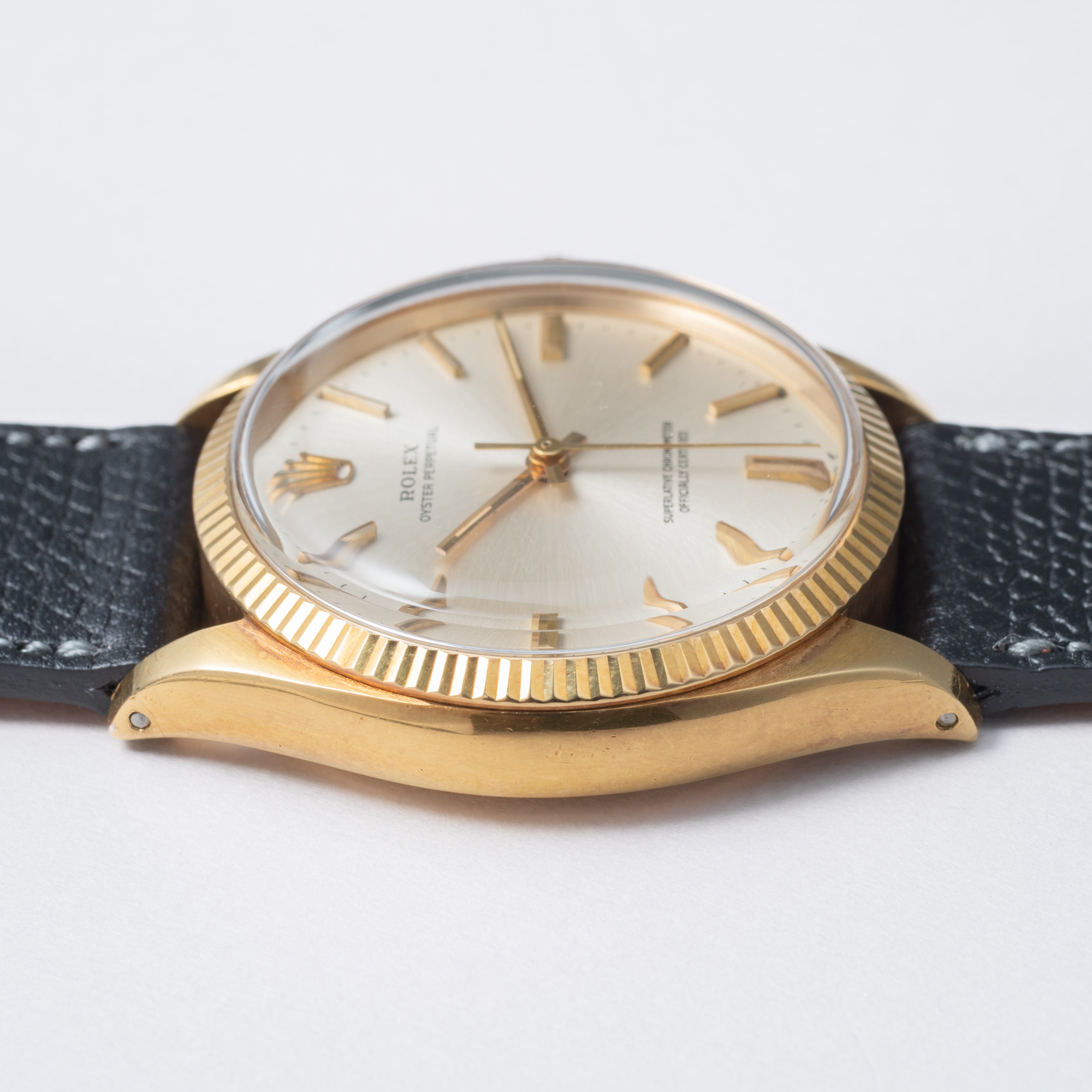 ロレックス 18金無垢ケース オイスターパーペチュアル 1970年製(昭和45年製) Ref.1005ノンデイト 自動巻き