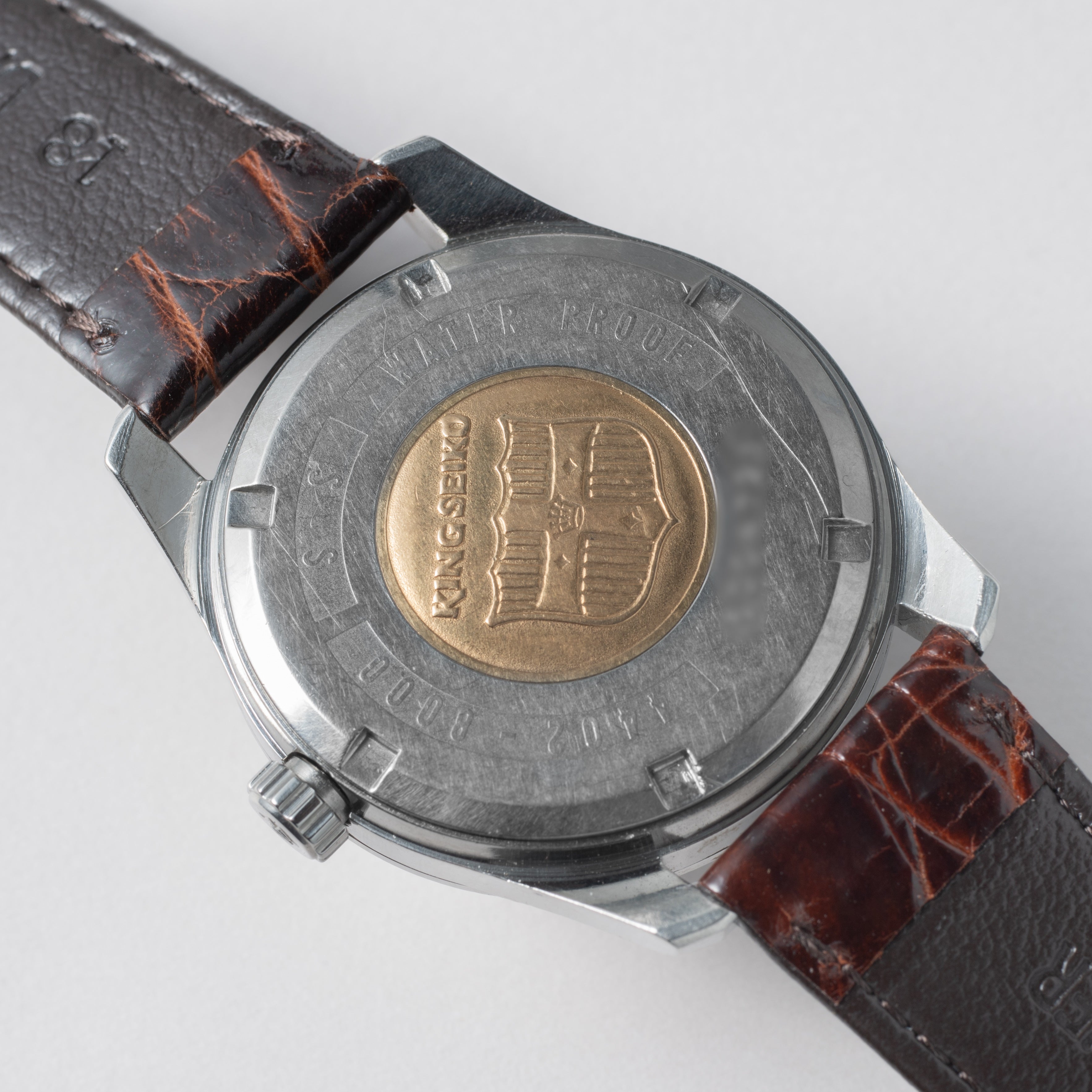 キングセイコー 1965年製 Ref.4402-8000 44KS前期型盾メダリオン シルバーダイヤル ロービート手巻き