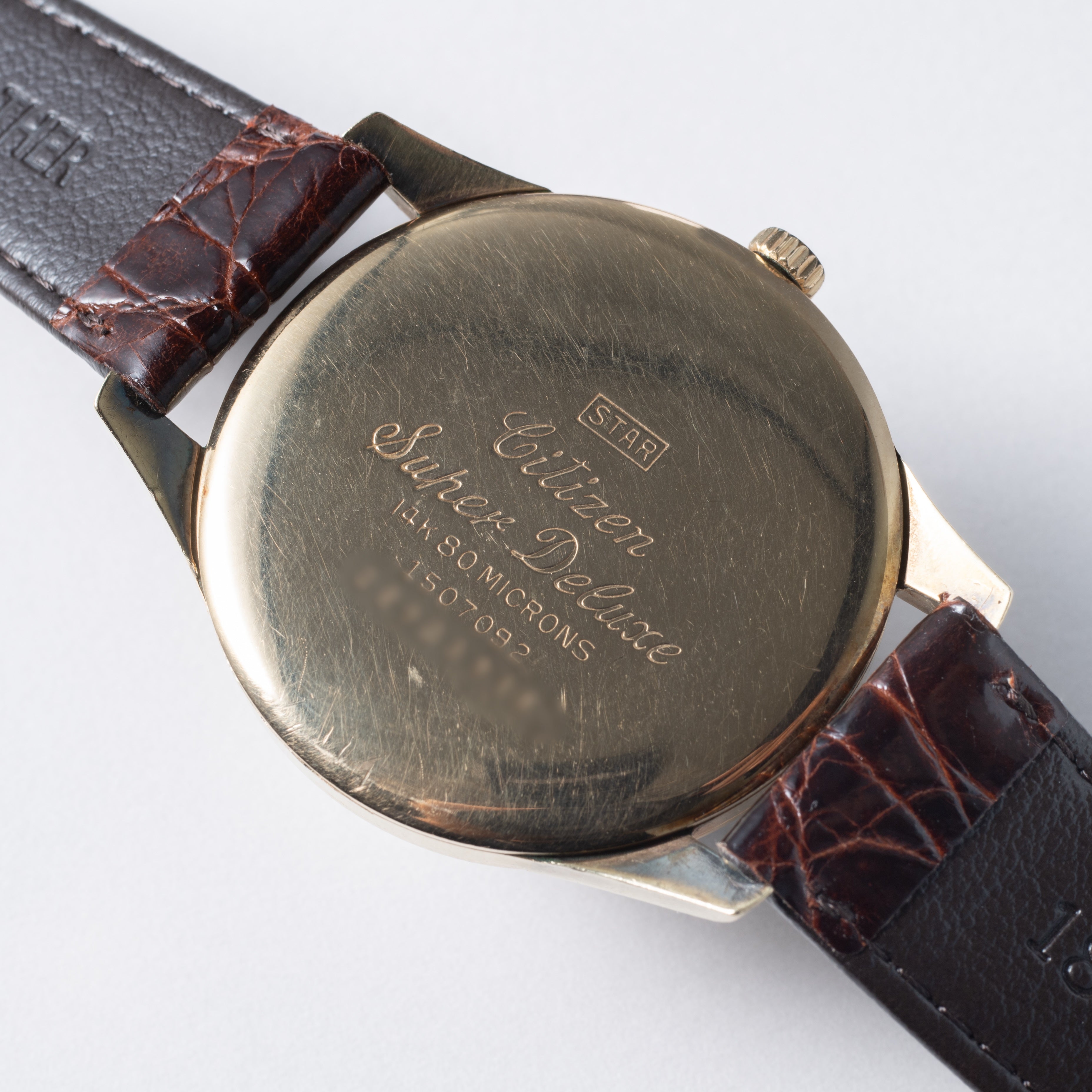 シチズン スーパーデラックス 1962年製 Ref.1507092 カッパーダイヤル 14金張り