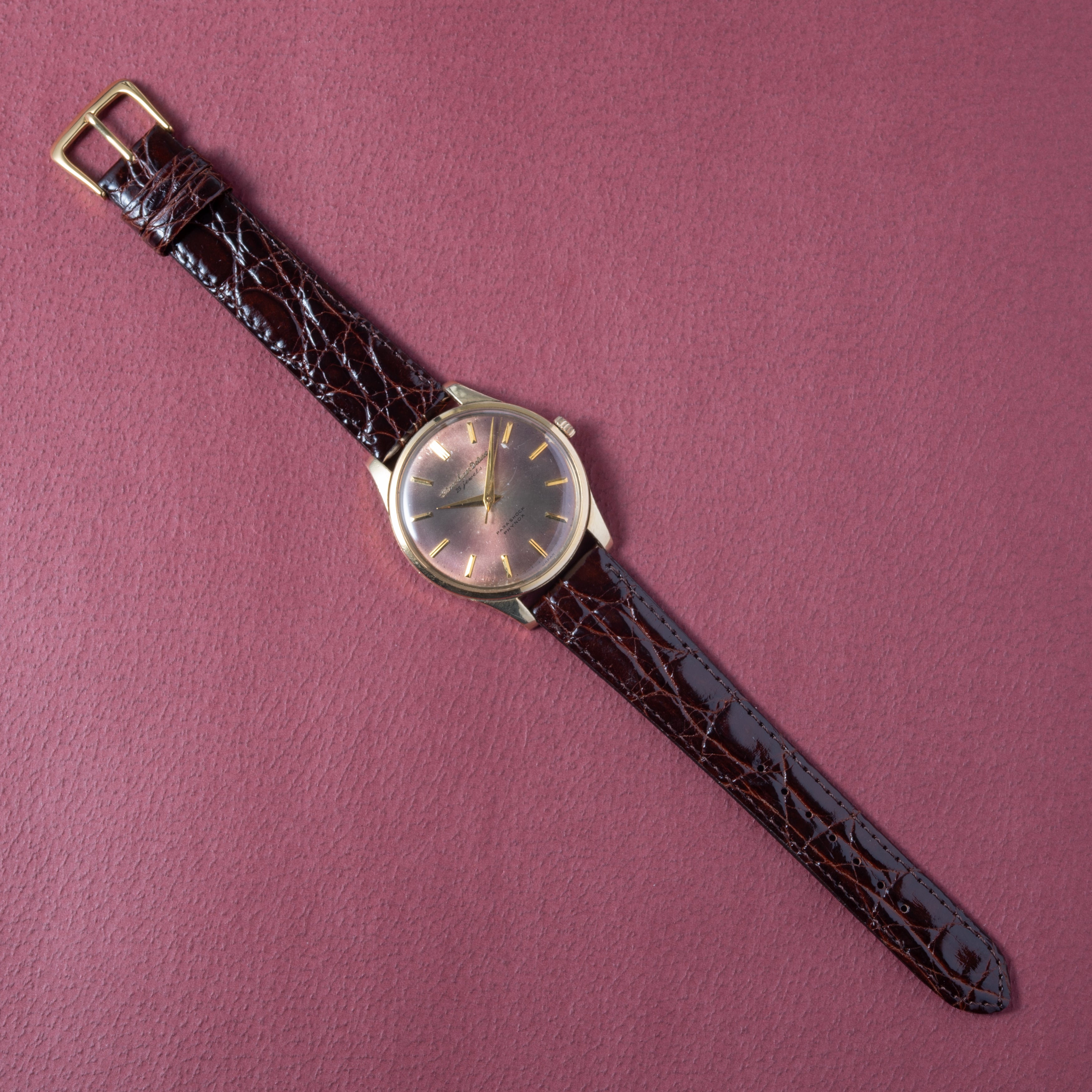 シチズン スーパーデラックス 1962年製 Ref.1507092 カッパーダイヤル 14金張り