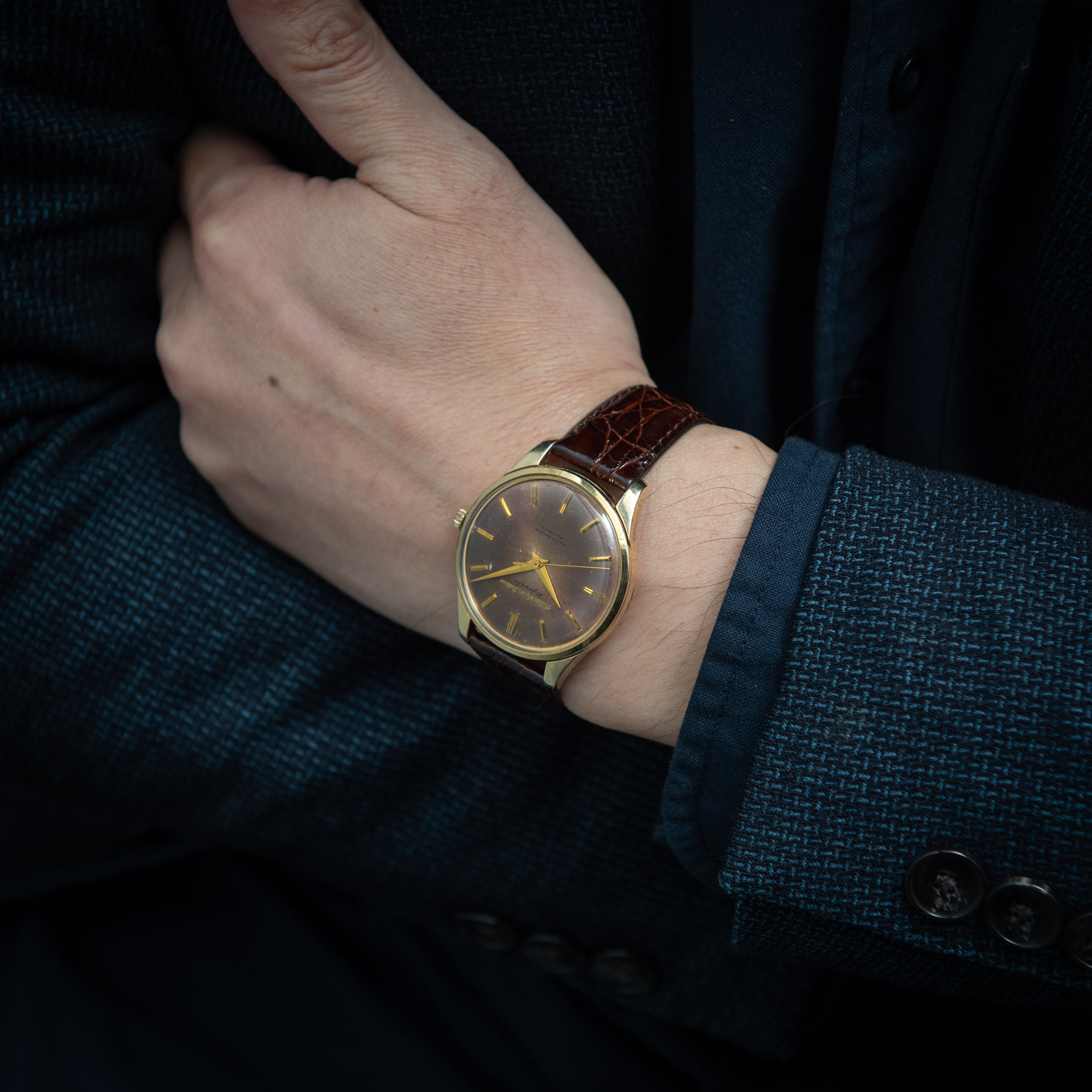 シチズン スーパーデラックス 1962年製 Ref.1507092 カッパーダイヤル 14金張り