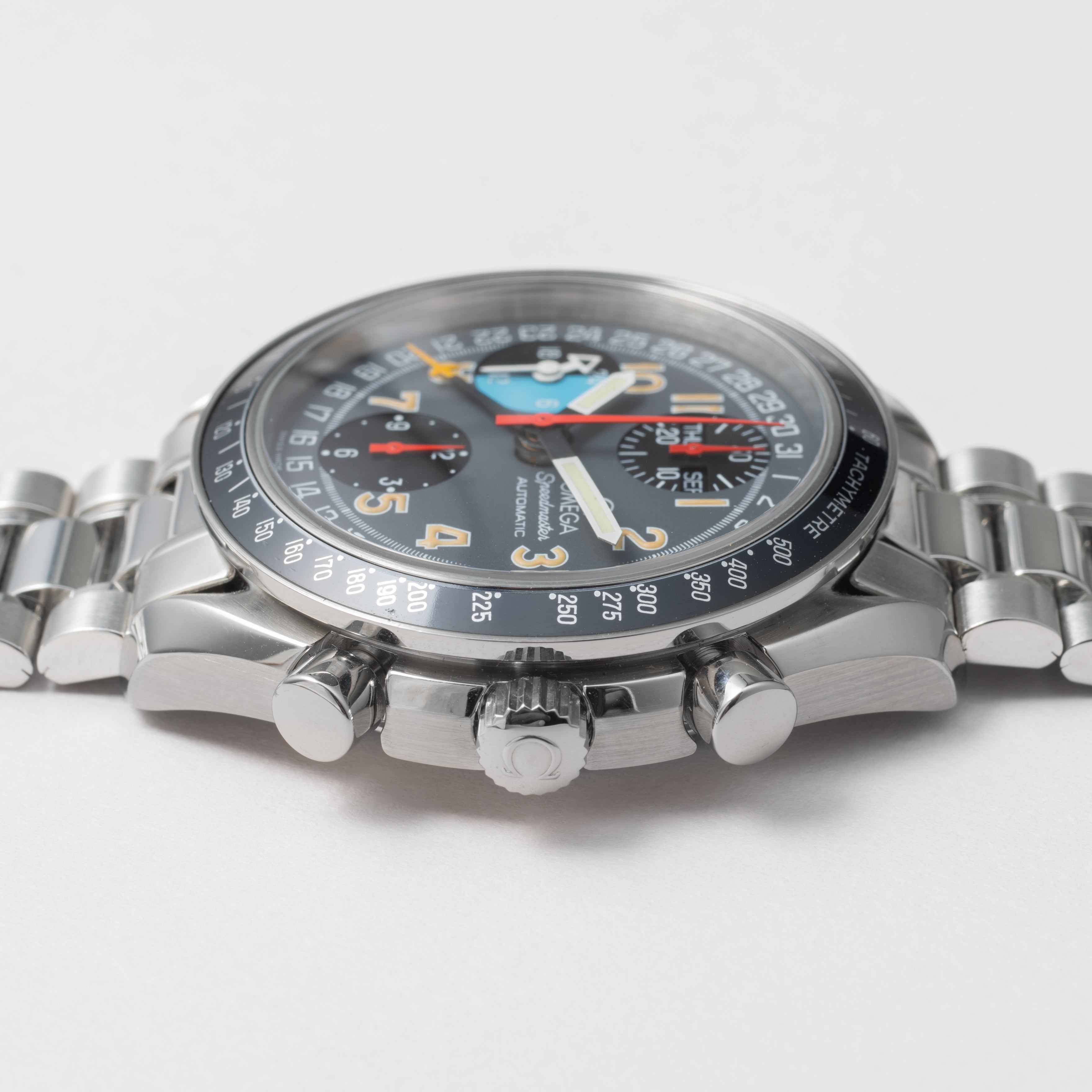 オメガ スピードマスター マーク40 AMPM 1997年製 AM/PM 箱、ギャラ付き