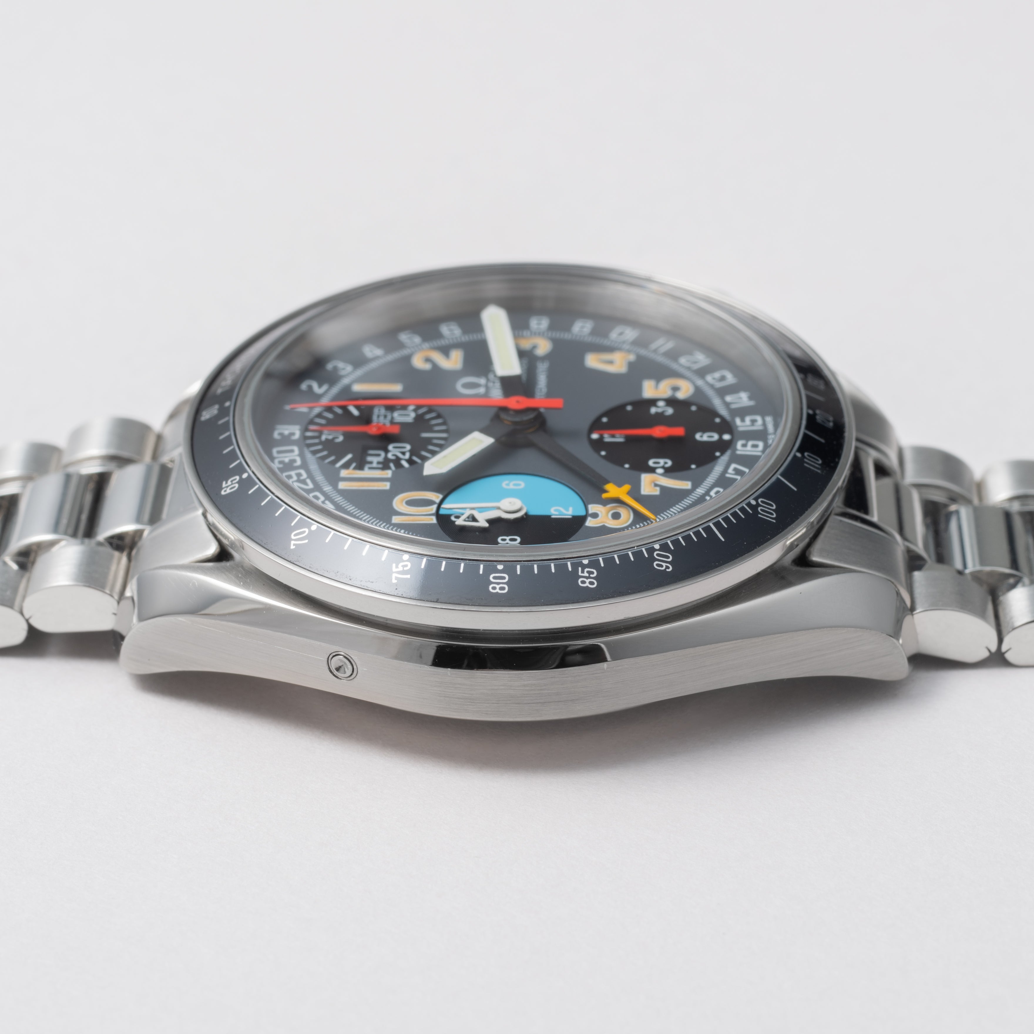 オメガ スピードマスター マーク40 AMPM 1997年製 AM/PM 箱、ギャラ付き