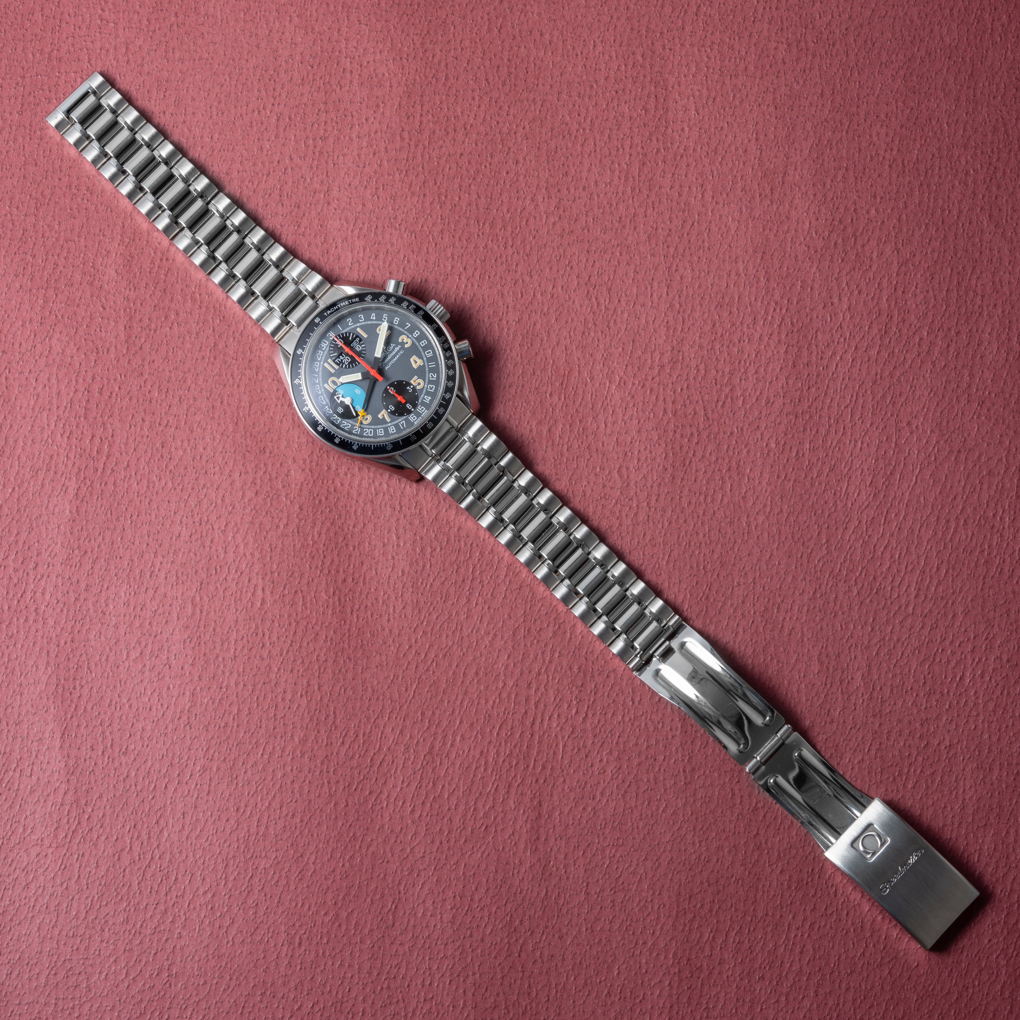 オメガ スピードマスター マーク40 AMPM 1997年製 AM/PM 箱、ギャラ付き