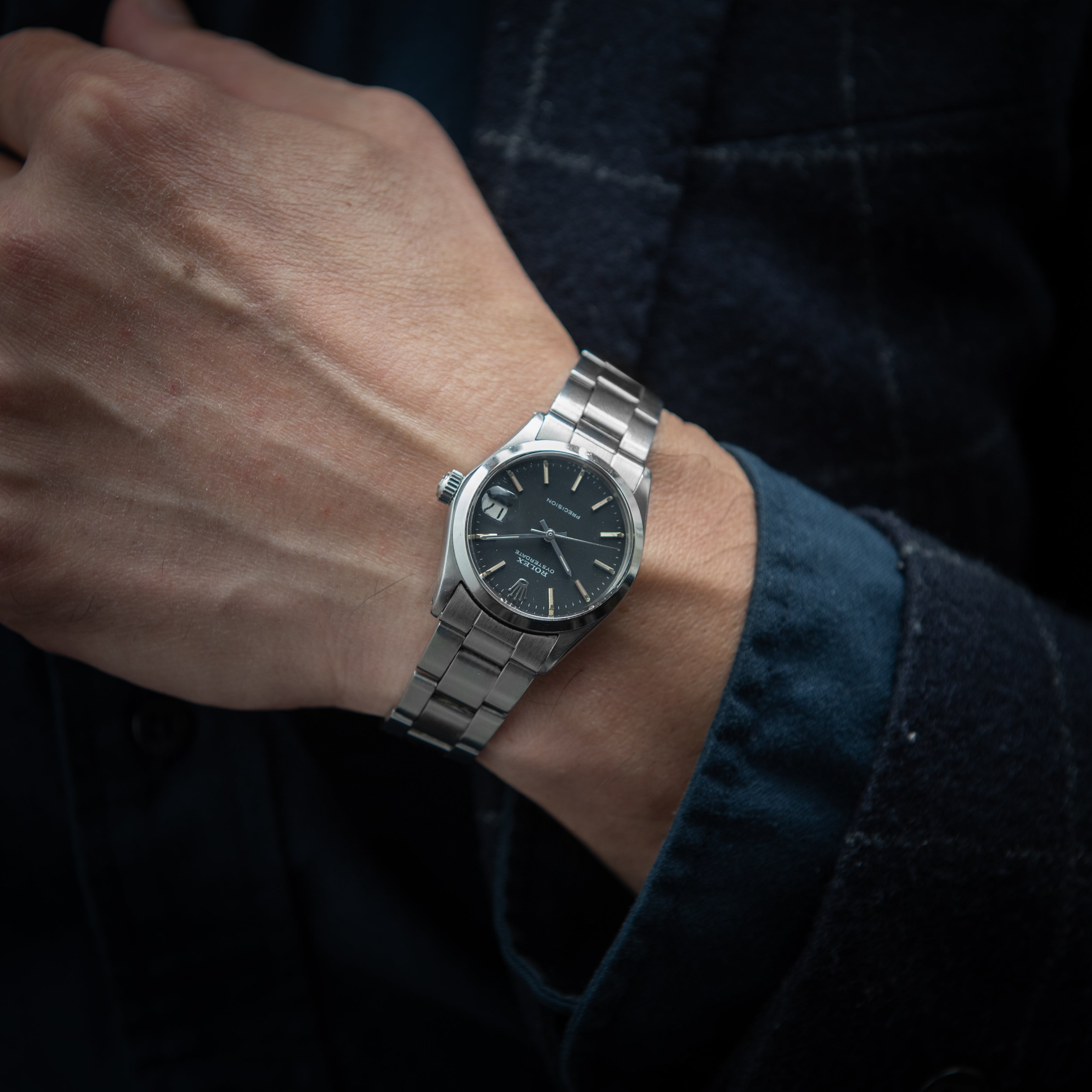 ロレックス オイスターデイト ボーイズ 1970年製 Ref.6466 ポーチ、明細付き