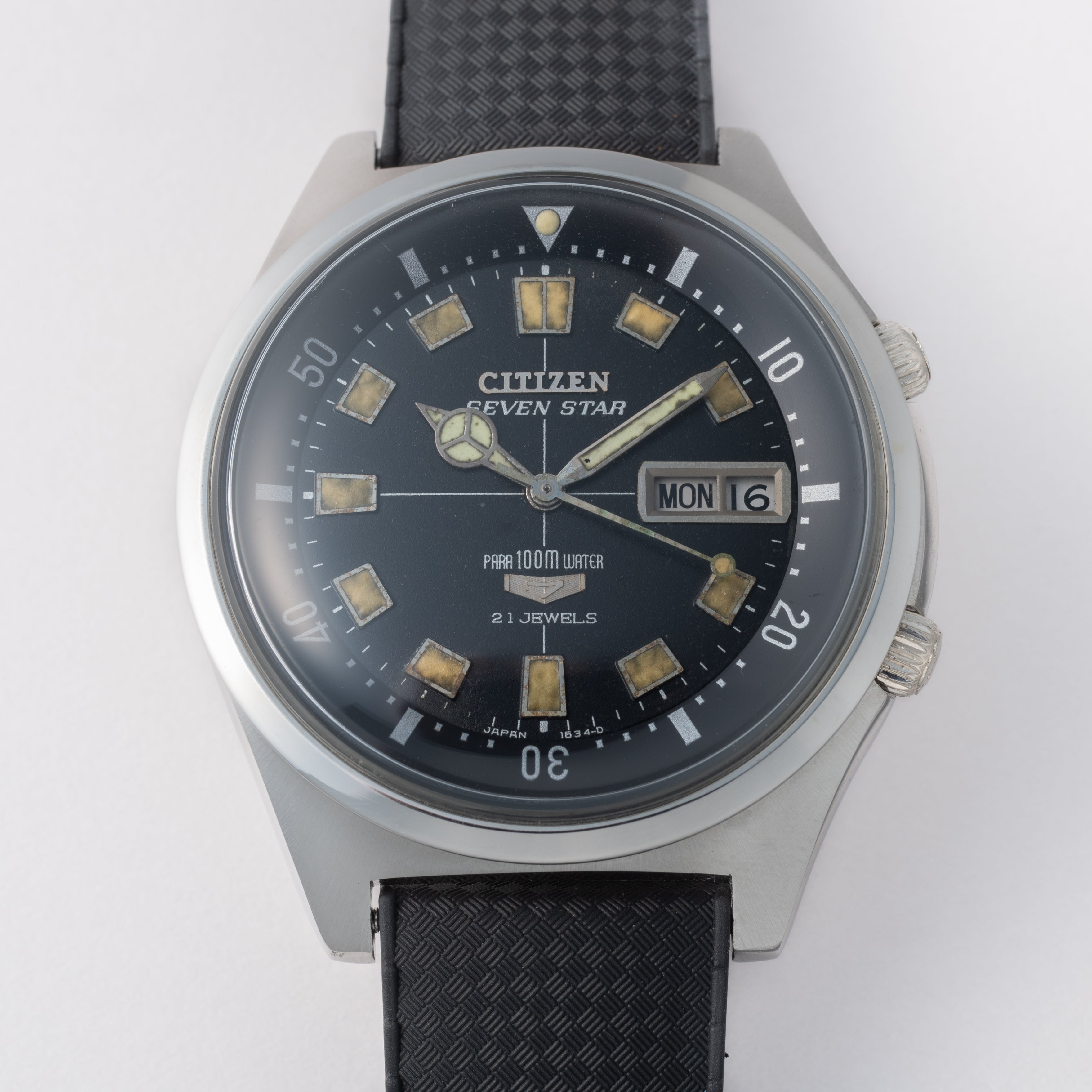 シチズン セブンスター 1968年製 ダイバーズウオッチ デイデイト