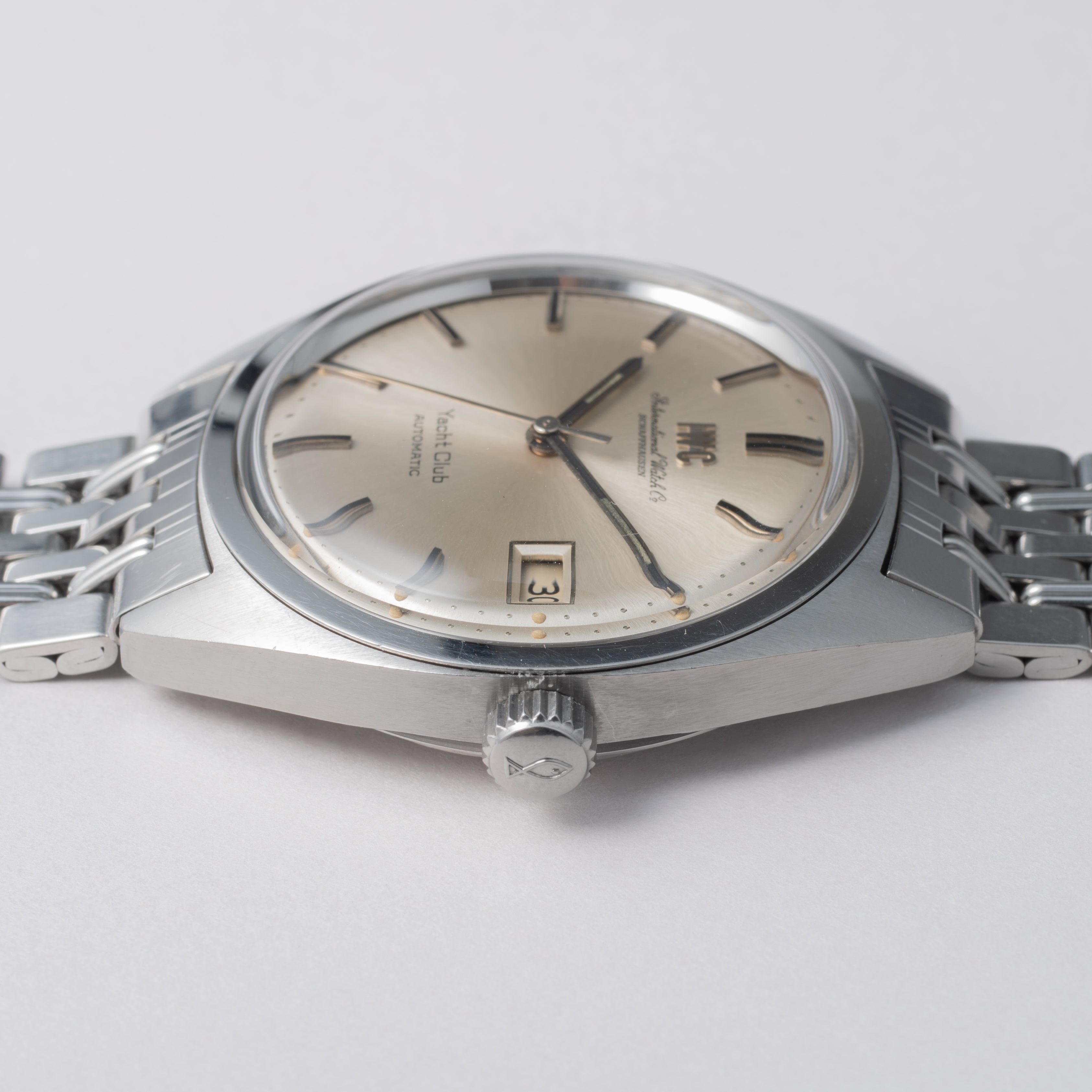 IWC ヨットクラブ 1973年製 Ref.R811 シルバーダイヤル 純正ゲイフレアー社製ブレス付き