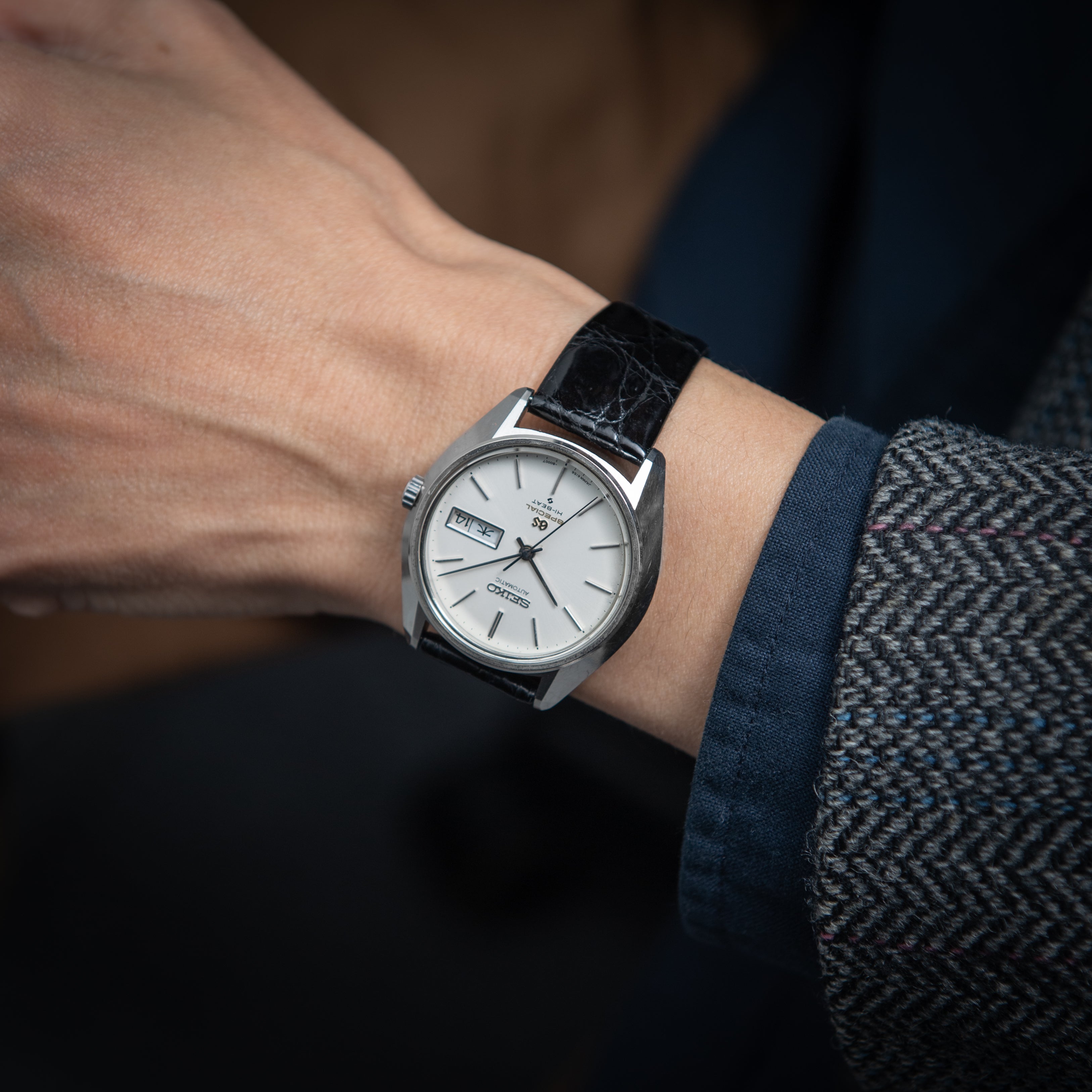 グランドセイコー スペシャル 1971年製 Ref.6156-8000 ハイビート 61GS SP 純正尾錠付き