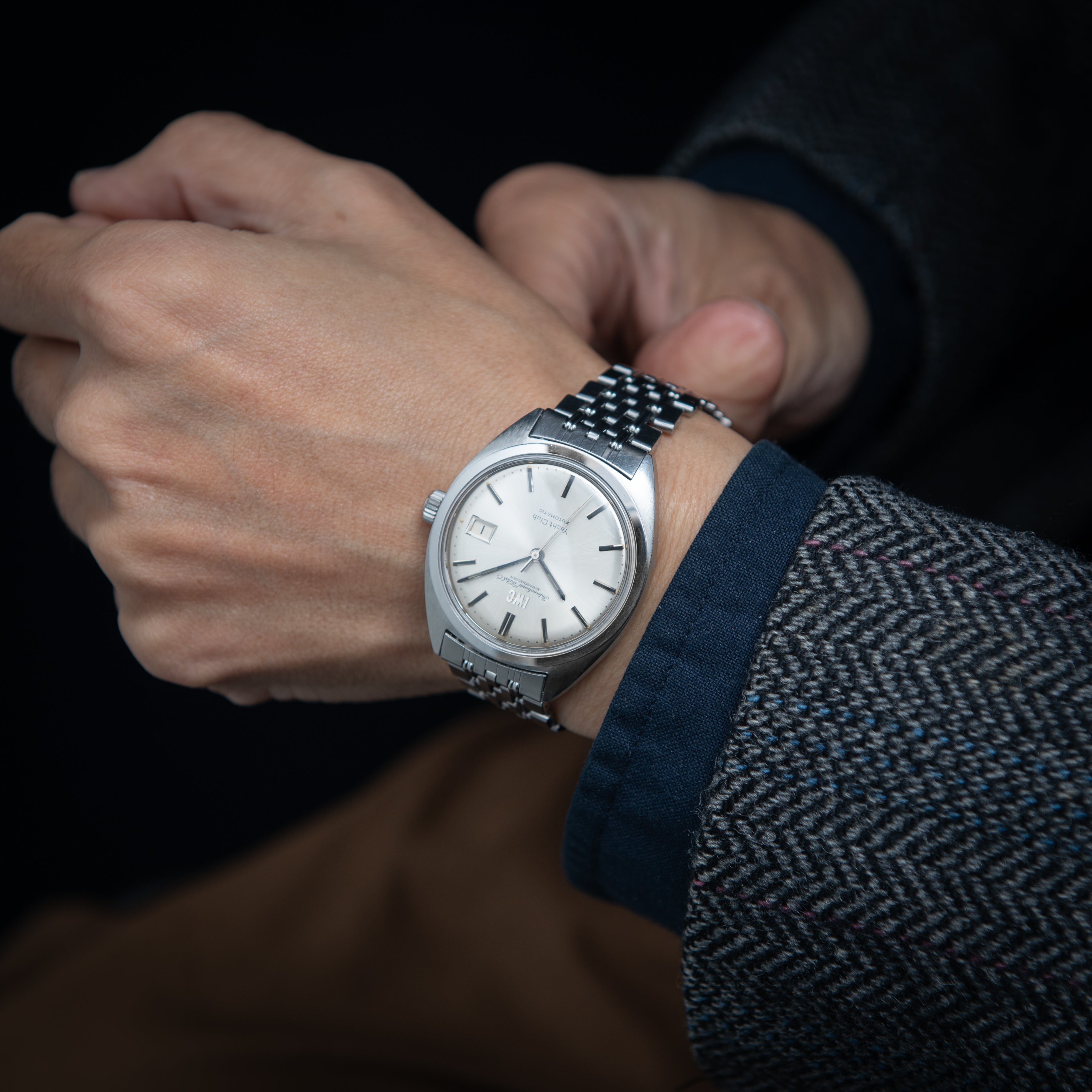 IWC ヨットクラブ 1973年製 Ref.R811 シルバーダイヤル 純正ゲイフレアー社製ブレス付き