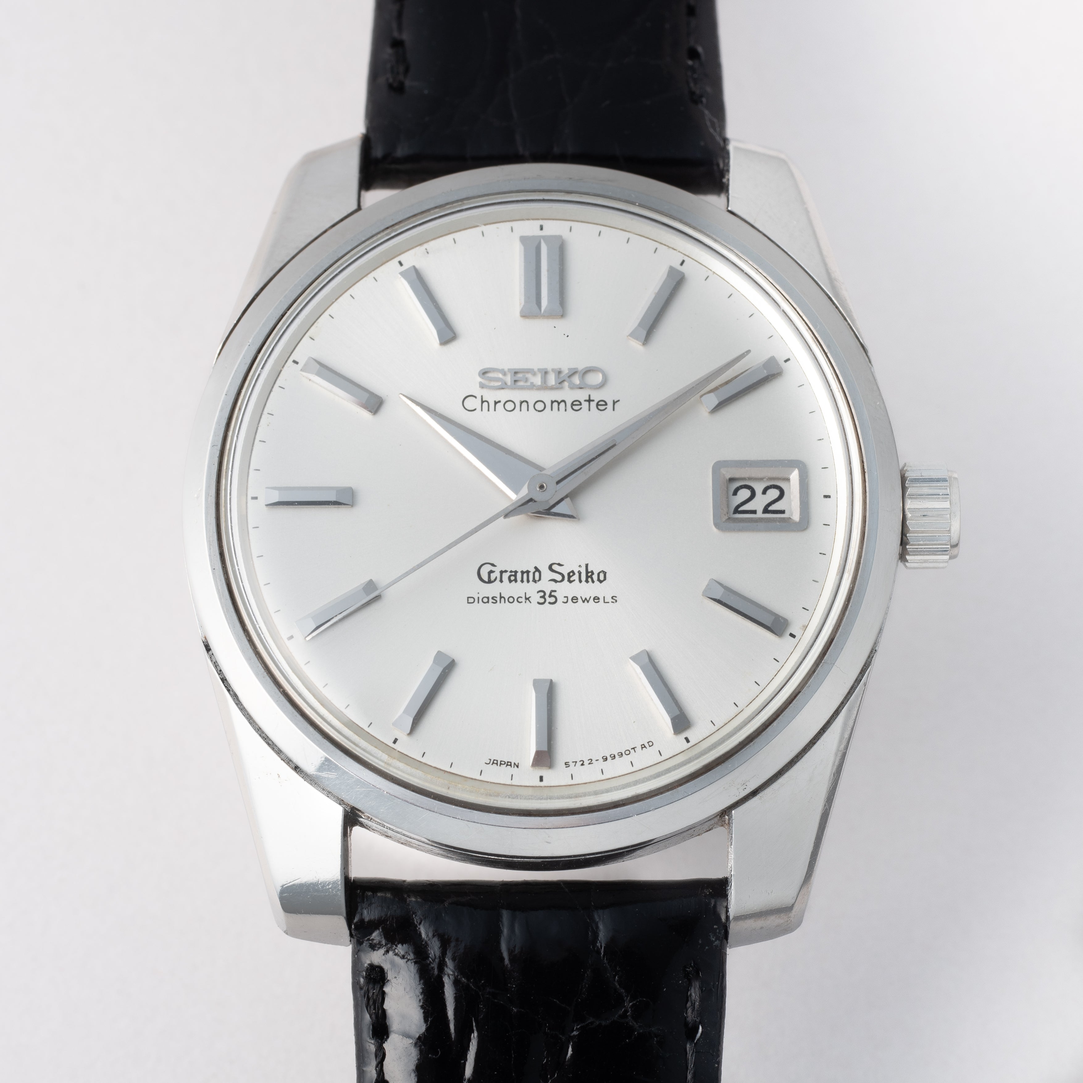 グランドセイコー セルフデーター 2nd前期 1965年製 Ref.5722-9990 57GS クロノメーター 獅子メダル