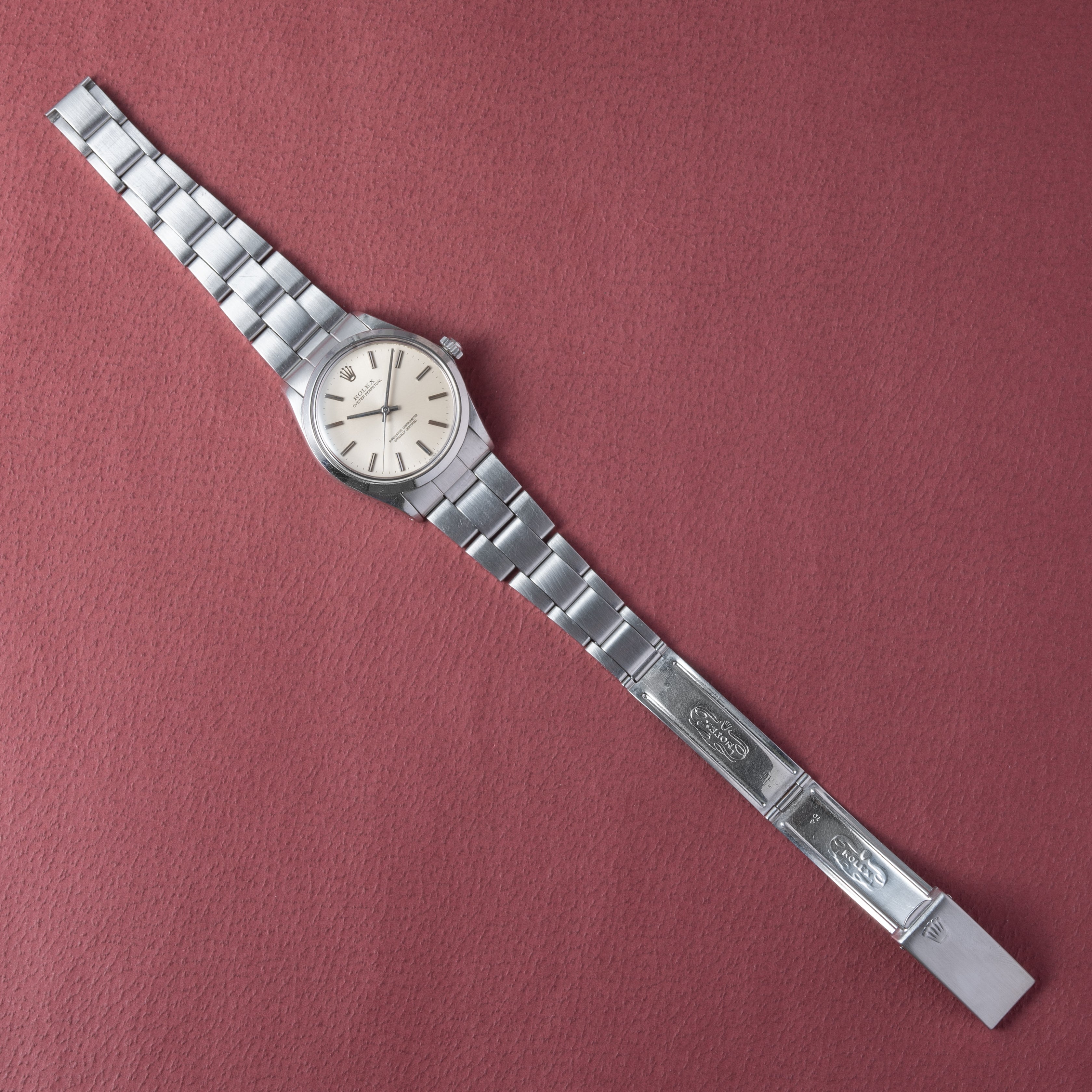 ロレックス オイスターパーペチュアル 1969年製 Ref.1002 シルバーダイヤル