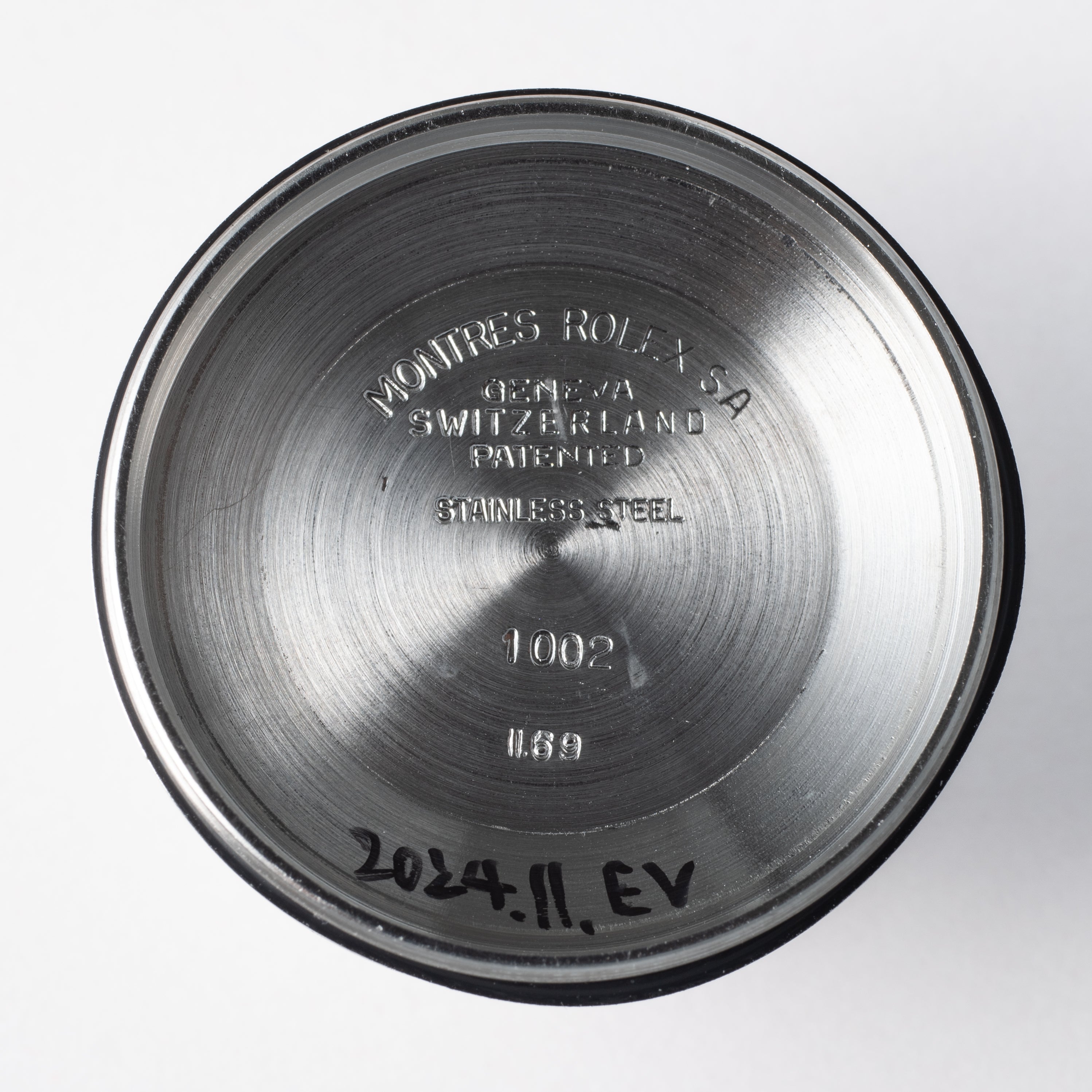 ロレックス オイスターパーペチュアル 1969年製 Ref.1002 シルバーダイヤル