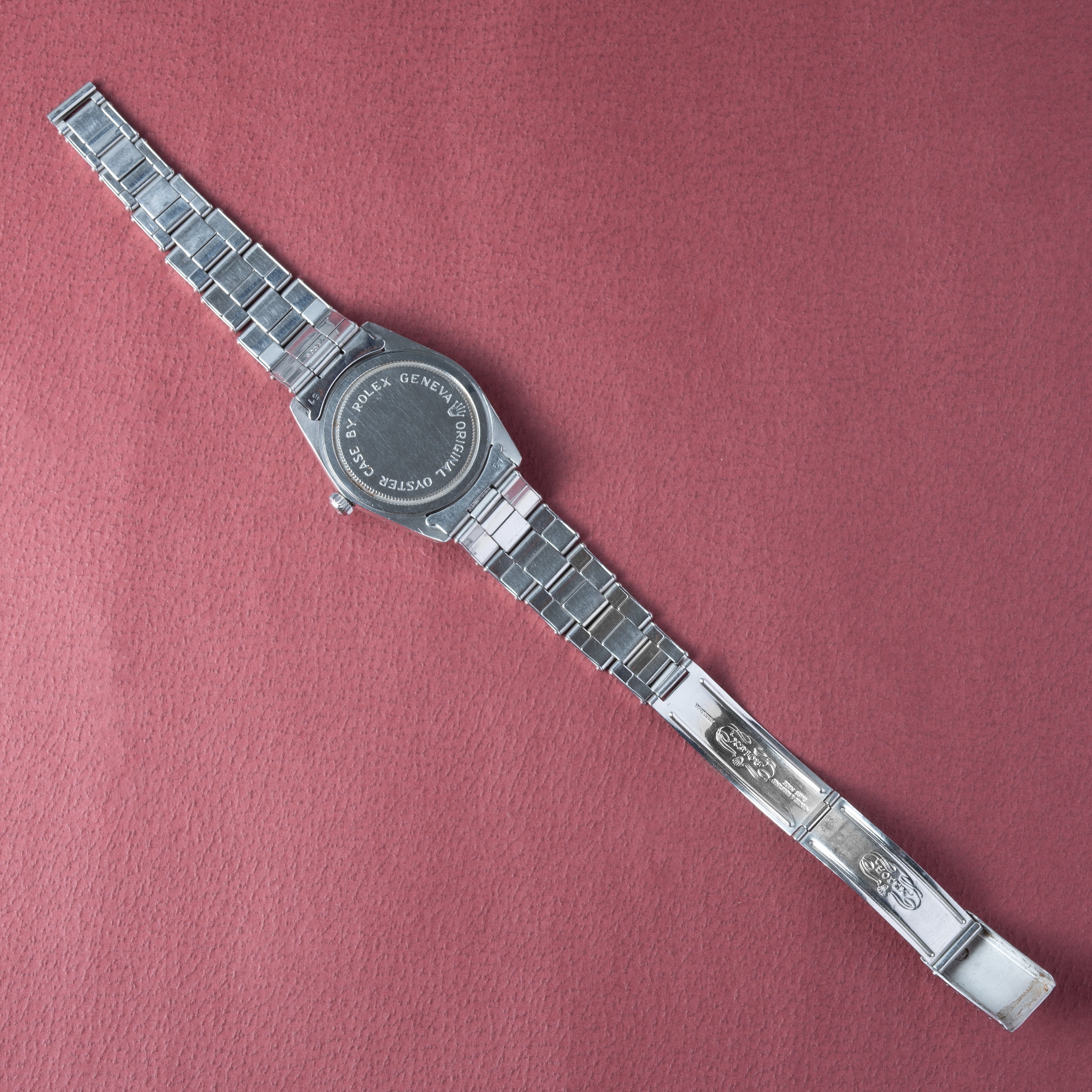 チューダー 小薔薇 オイスターデイト 1966年製 Ref.7962 シルバーダイヤル 王冠リューズ ロレックスリベットブレス付き