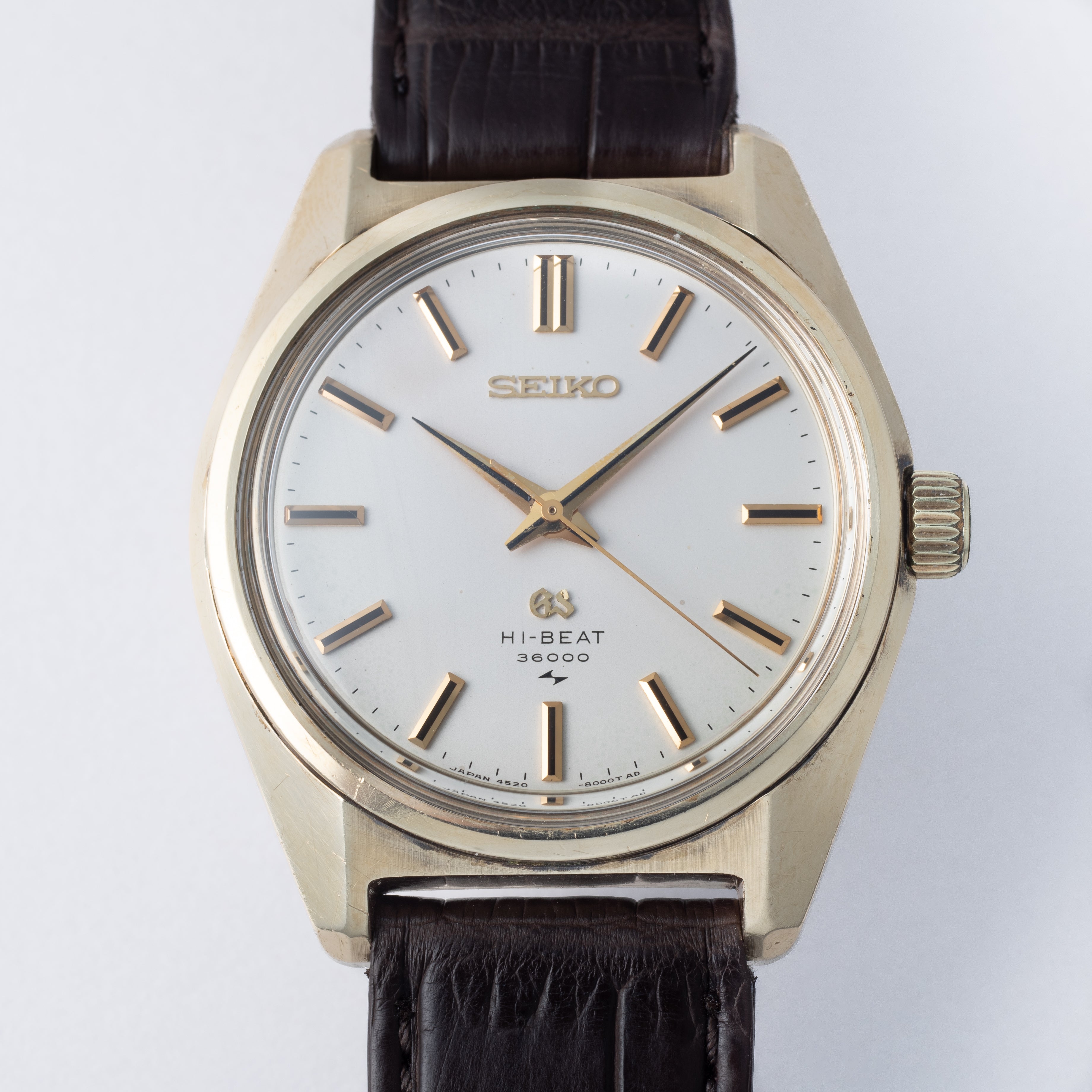 グランドセイコー 手巻き10振動 ハイビート 36000 1968年製 Ref.4520-8000 CAPゴールド 45GS セイコースタイルケース