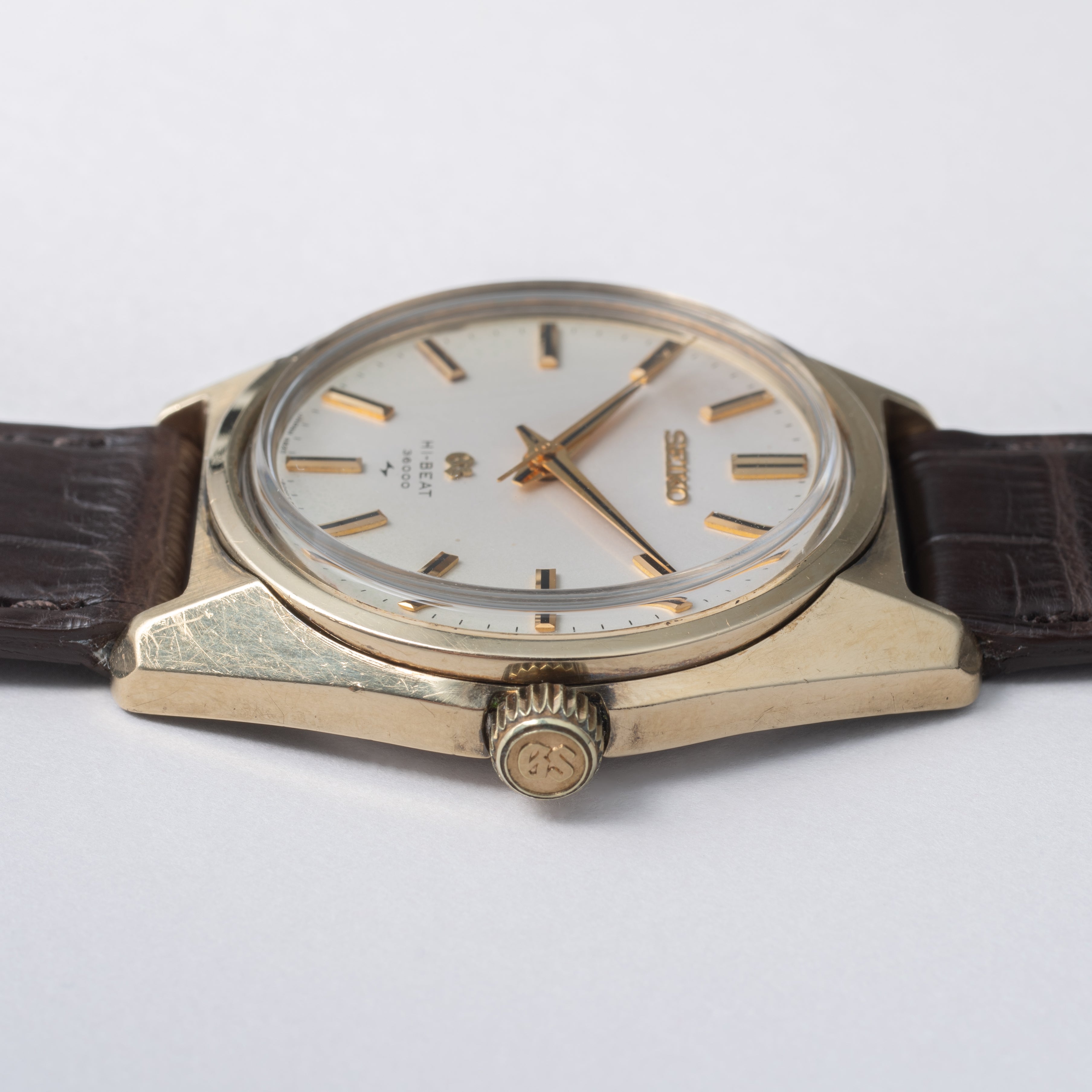 グランドセイコー 手巻き10振動 ハイビート 36000 1968年製 Ref.4520-8000 CAPゴールド 45GS セイコースタイルケース