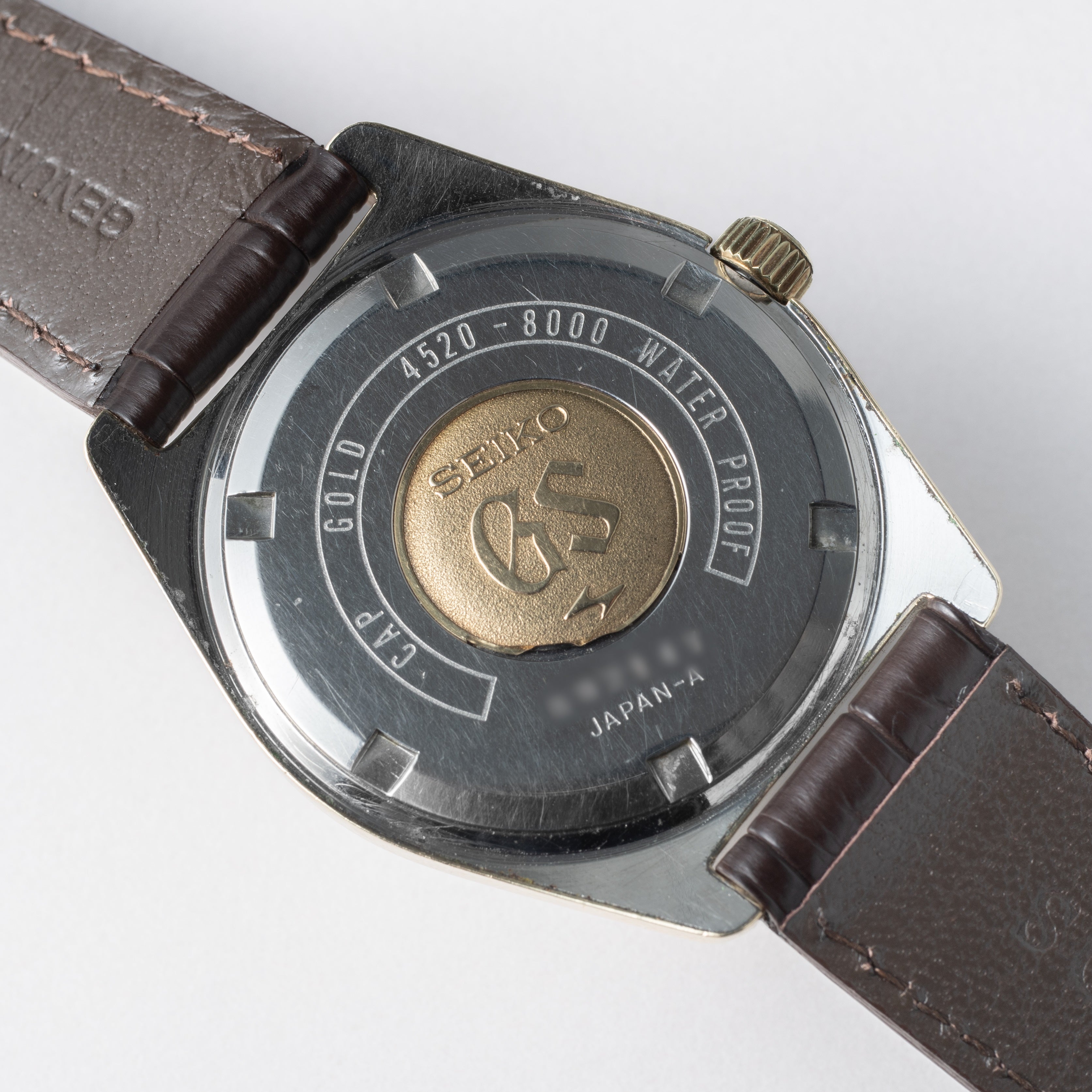 グランドセイコー 手巻き10振動 ハイビート 36000 1968年製 Ref.4520-8000 CAPゴールド 45GS セイコースタイルケース