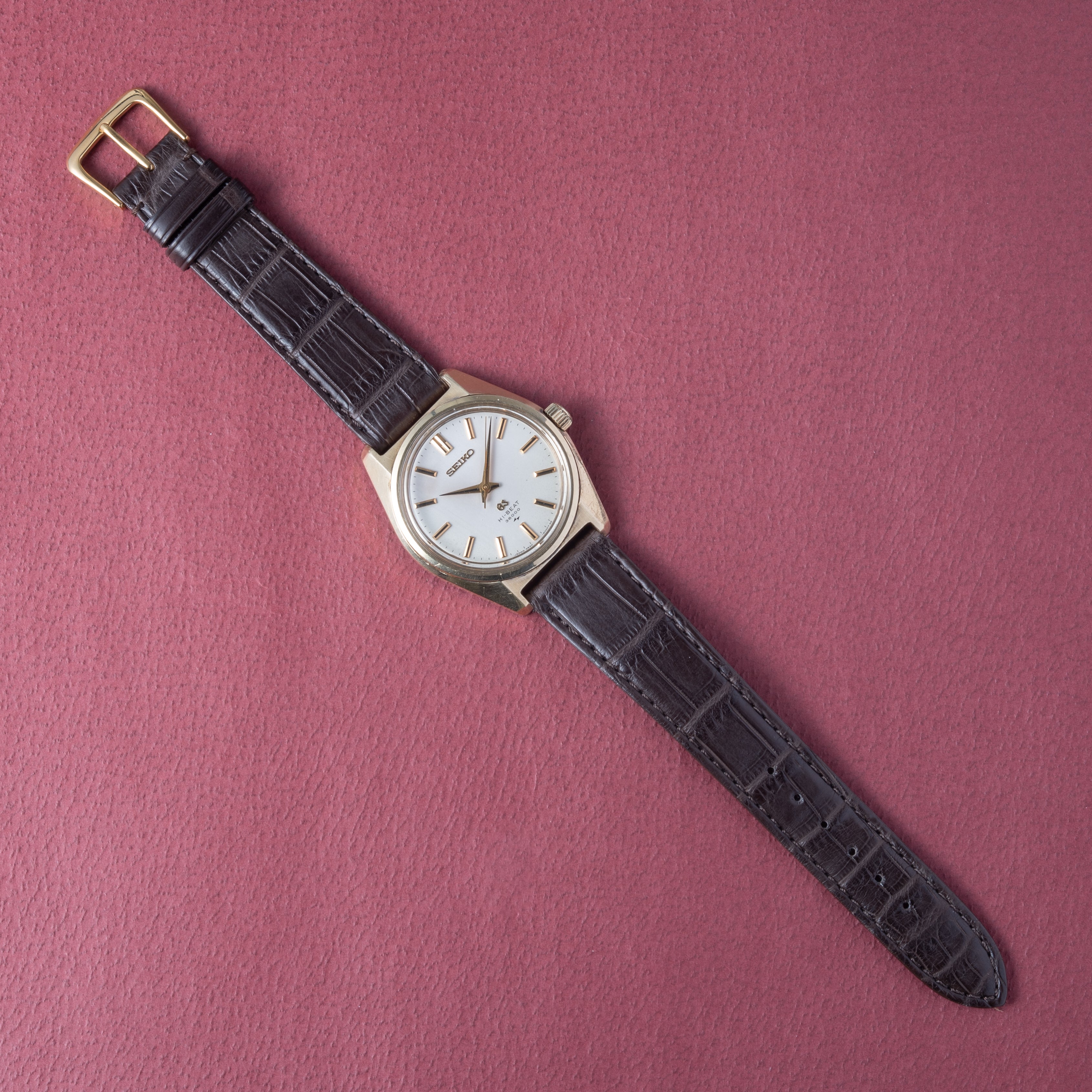 グランドセイコー 手巻き10振動 ハイビート 36000 1968年製 Ref.4520-8000 CAPゴールド 45GS セイコースタイルケース