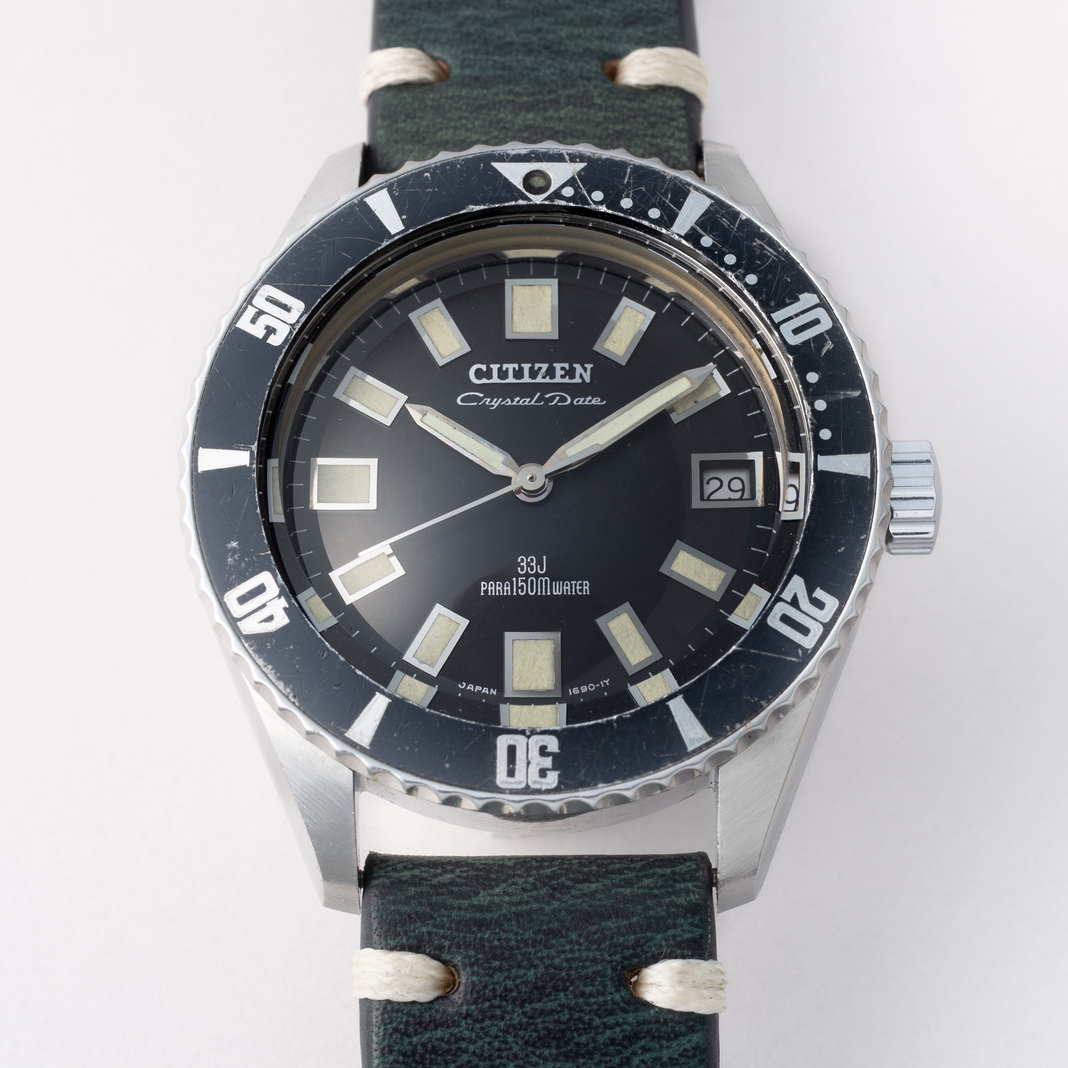 シチズン クリスタルデイト 1968年製 Ref.52802-Y 150mダイバー