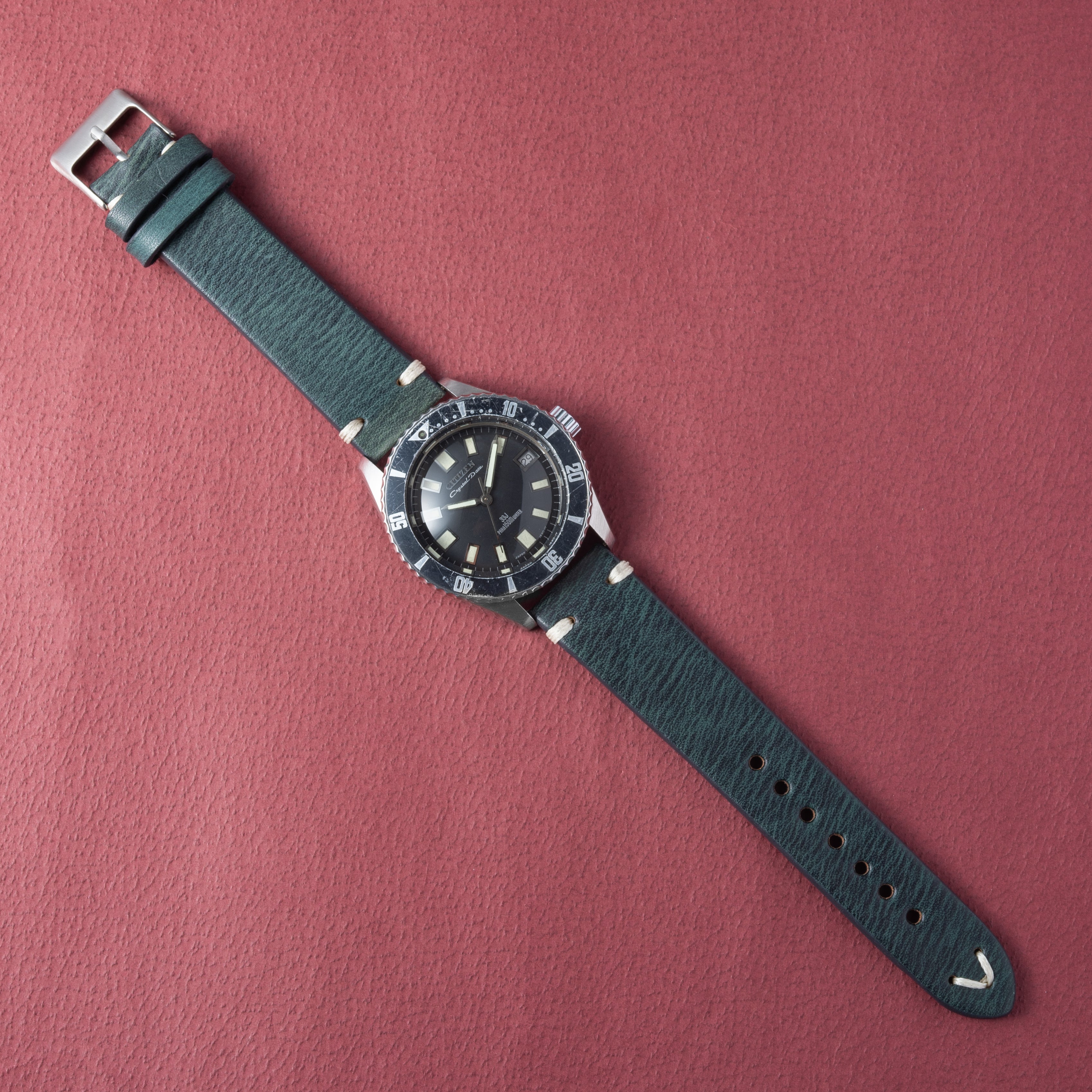 シチズン クリスタルデイト 1968年製 Ref.52802-Y 150mダイバー