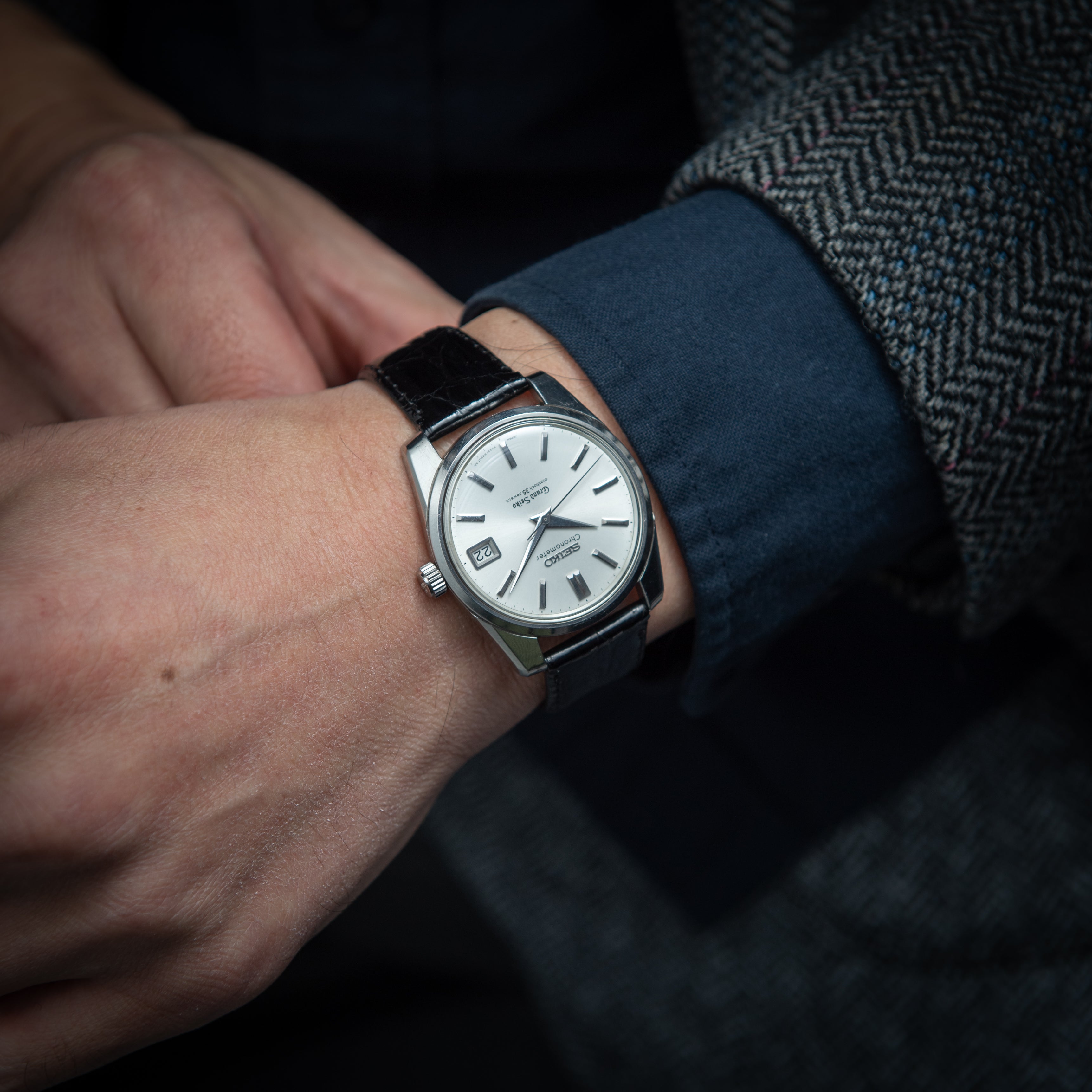 グランドセイコー セルフデーター 2nd前期 1965年製 Ref.5722-9990 57GS クロノメーター 獅子メダル