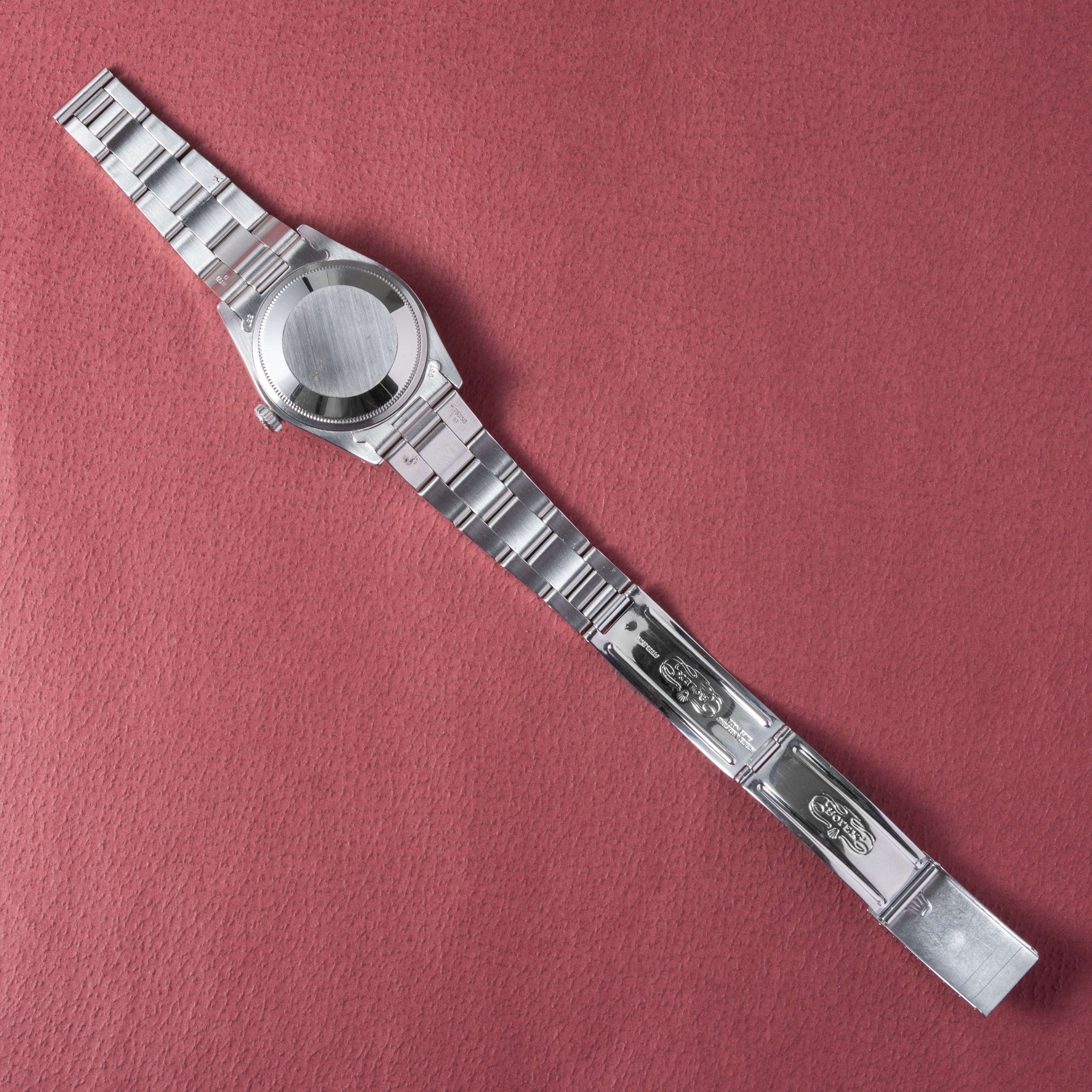 ロレックス オイスターパーペチュアルデイト 1973年製 Ref.1500 シグマダイヤル 純正ハードブレス付き