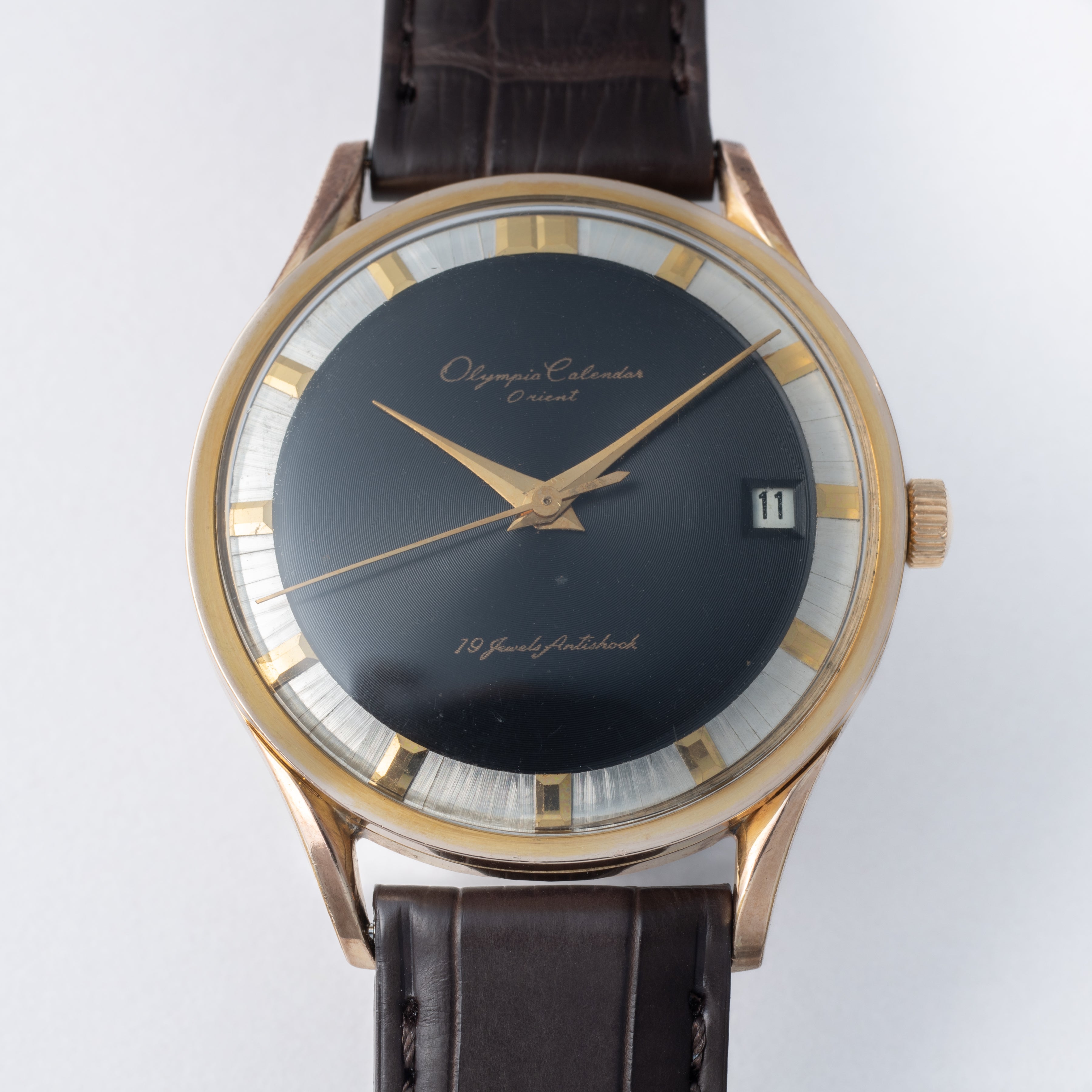 オリエント オリンピアカレンダー 1960年代製 手巻きモデル