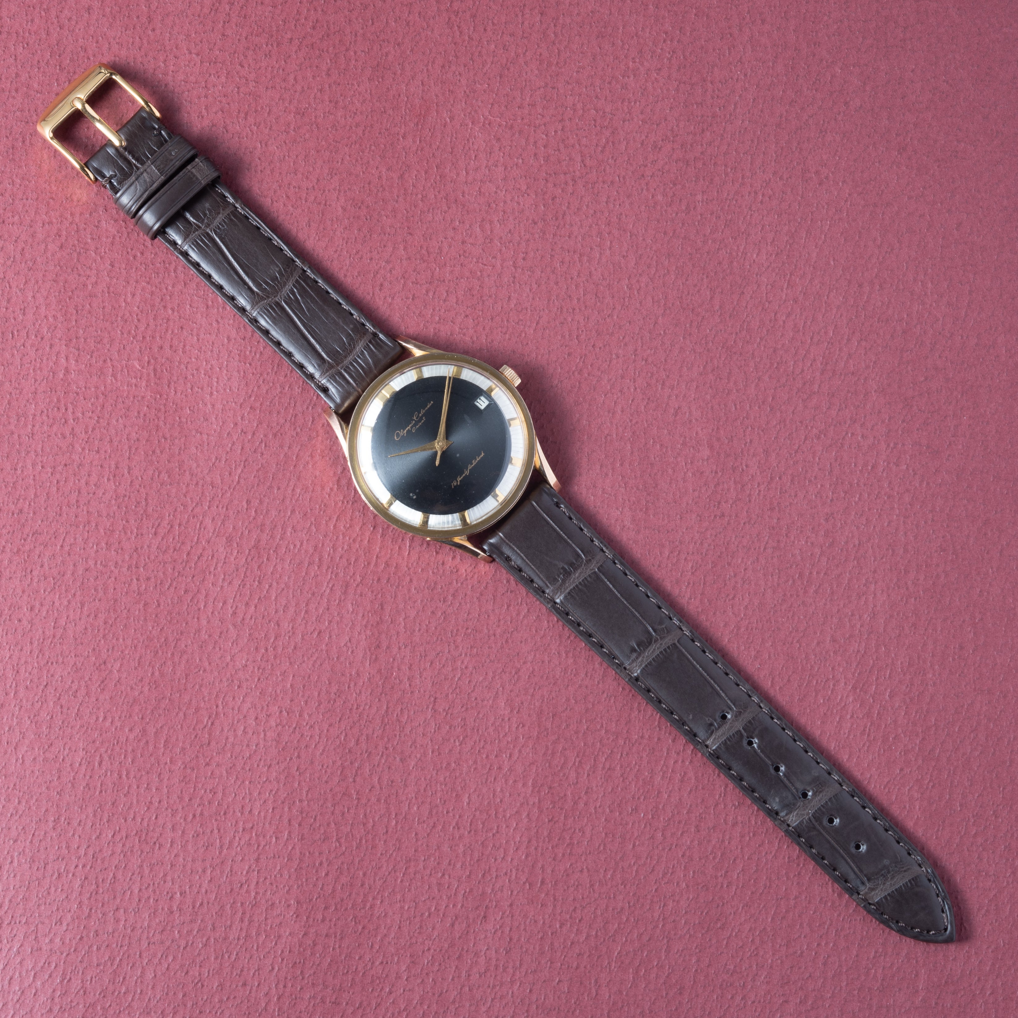 オリエント オリンピアカレンダー 1960年代製 手巻きモデル