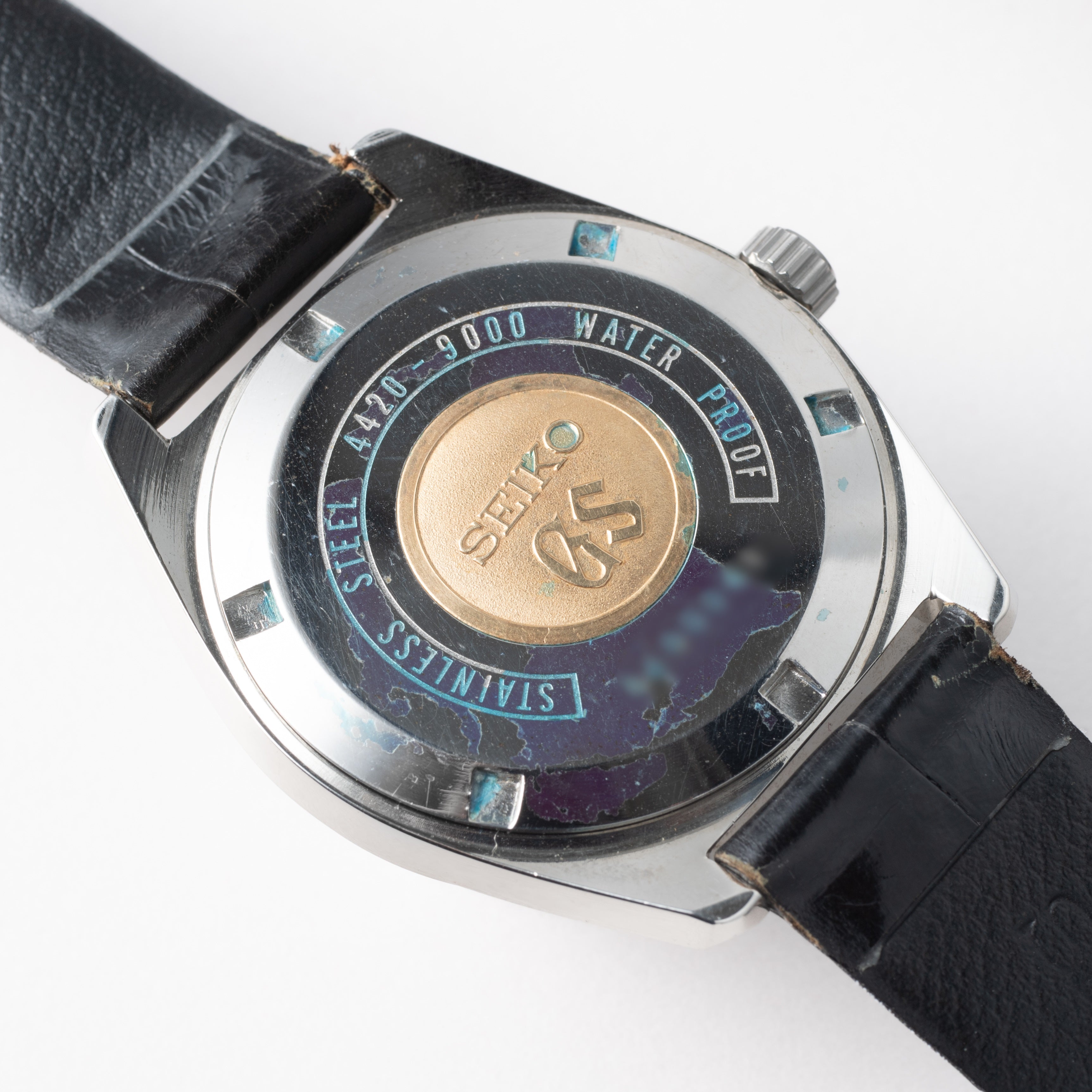 グランドセイコー 1968年製 Ref.4420-9000 44GS 未使用品 箱、純正革ベルトGS尾錠付き