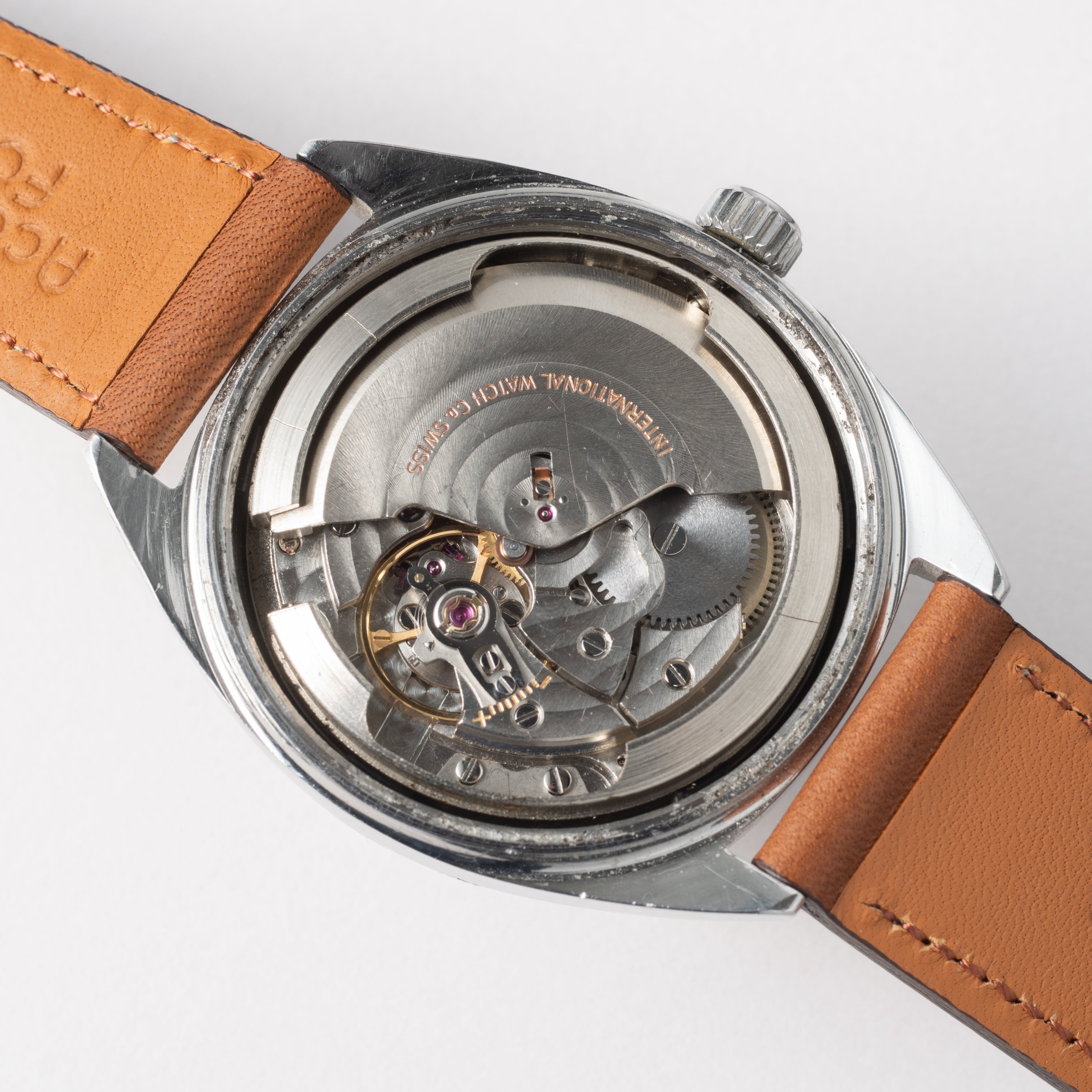 IWC ヨットクラブ 1971年製 Ref.R811AD オリジナルブルーダイヤル ペラトン式自動巻き Cal.8541B お魚リューズ