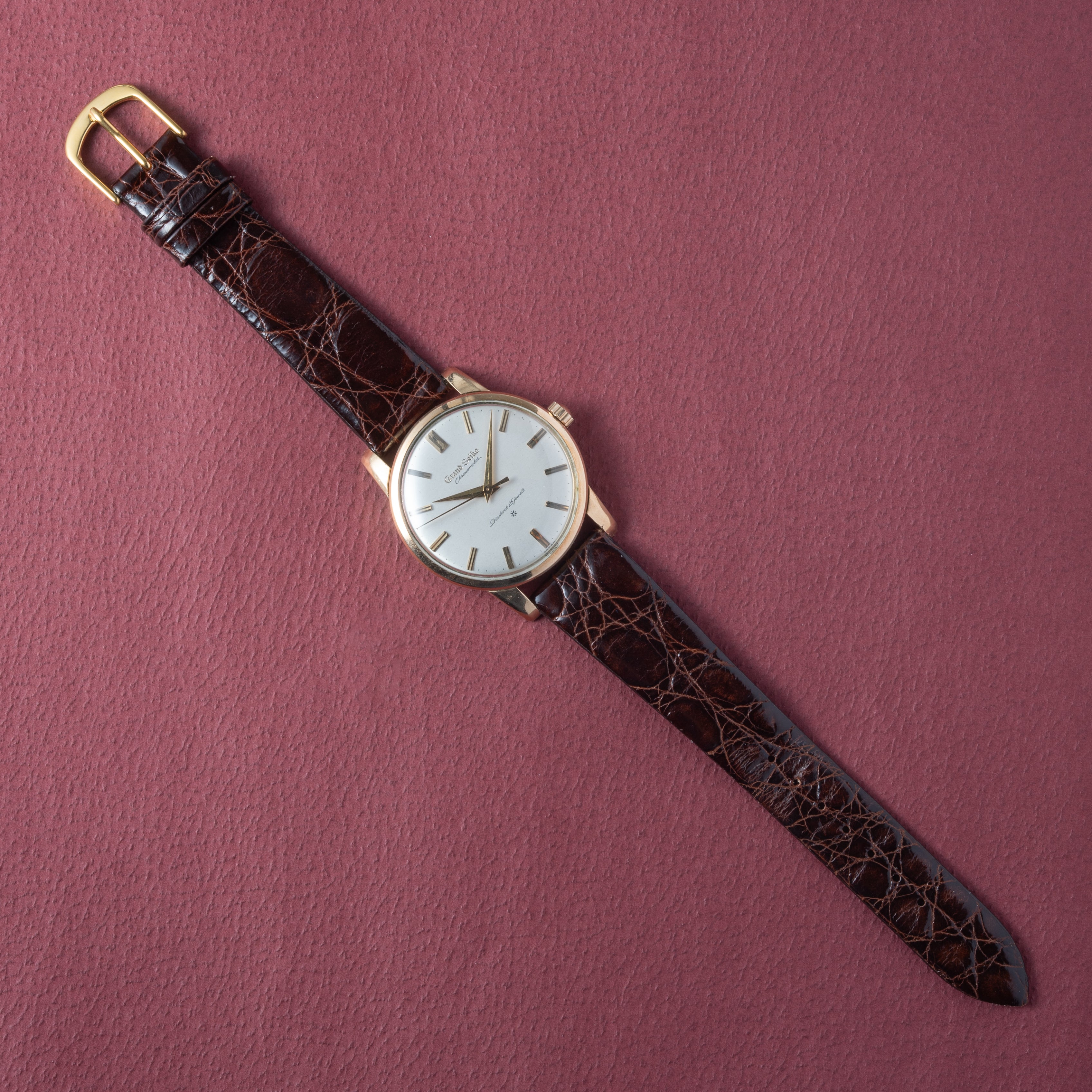 グランドセイコー ファーストモデル 1960年製 Ref.J14070GS 彫文字盤 手巻きロービート