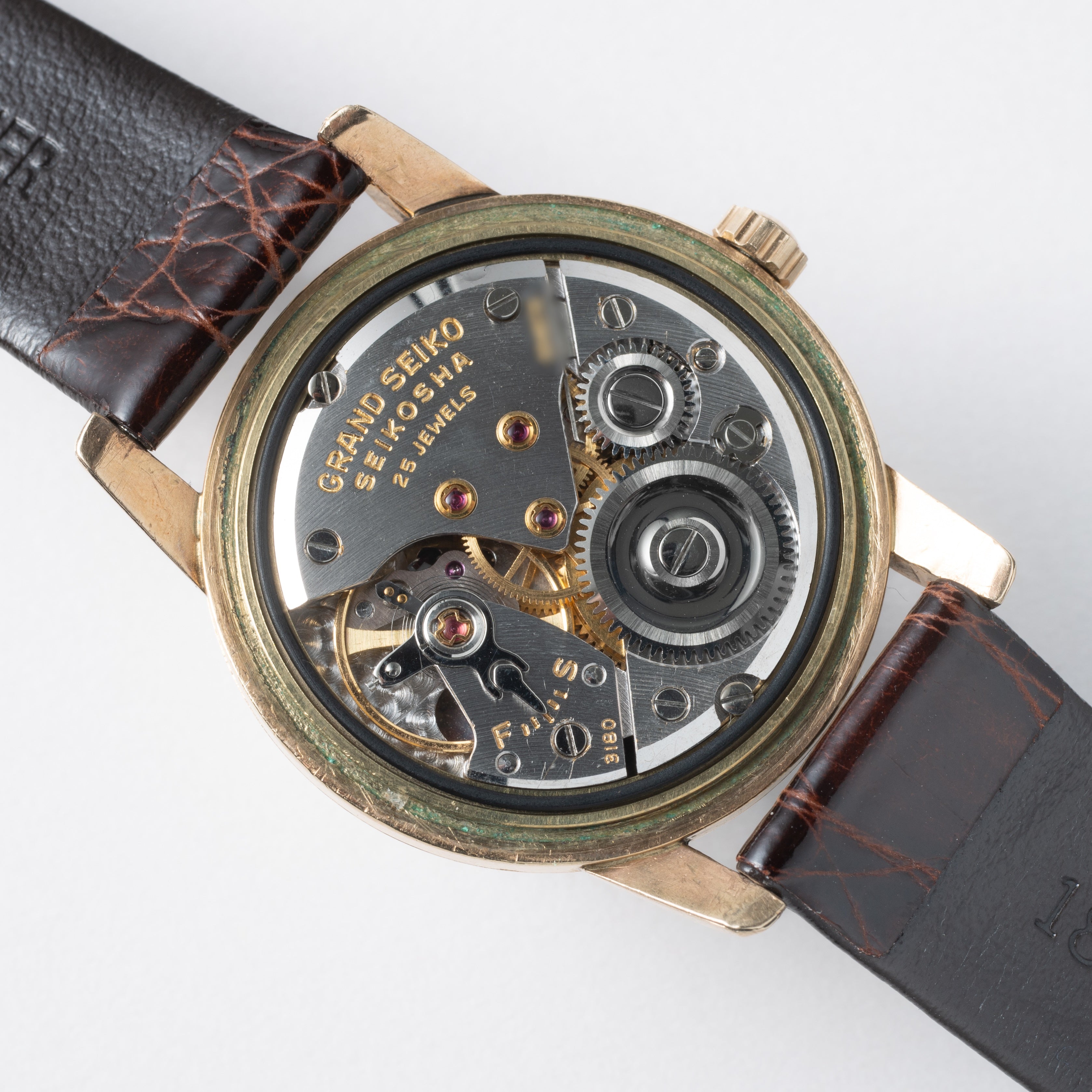 グランドセイコー ファーストモデル 1960年製 Ref.J14070GS 彫文字盤 手巻きロービート