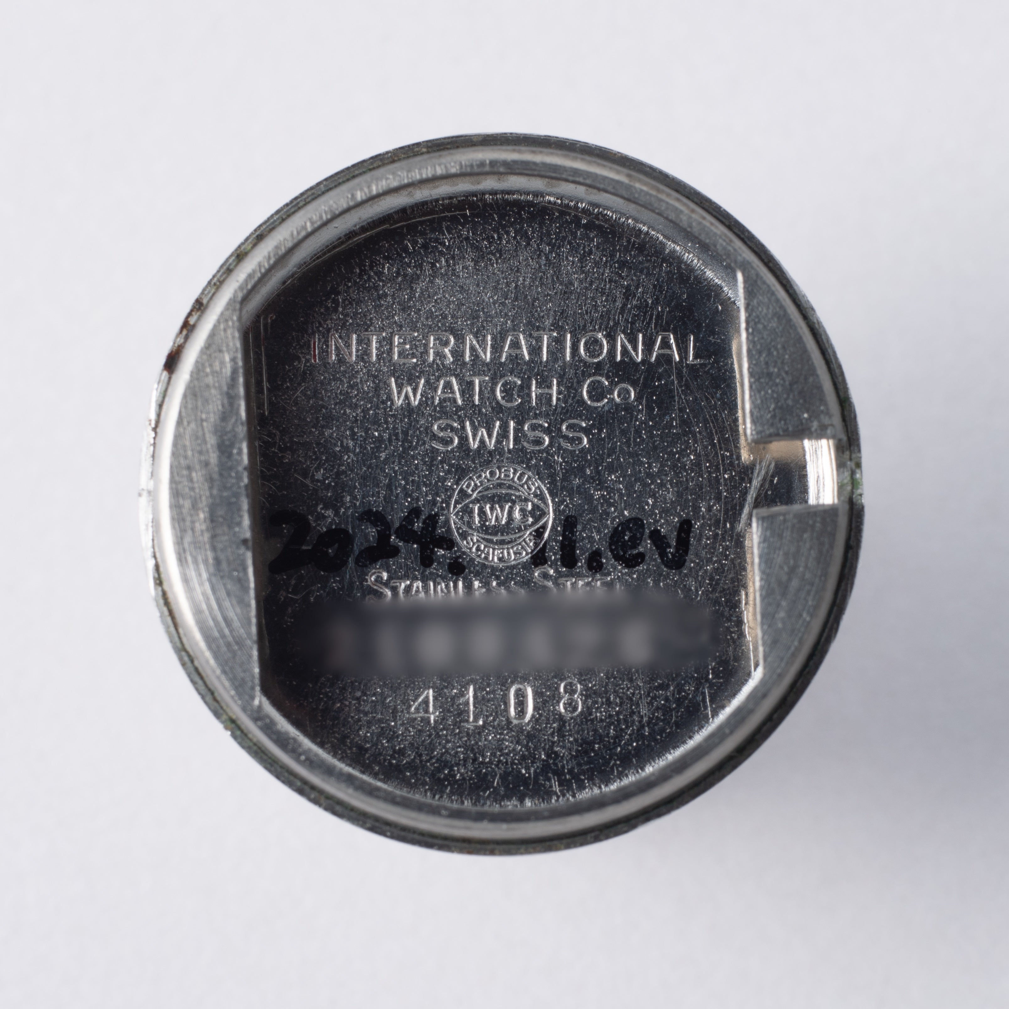 IWC レディース トノー型 1972年製 Ref.4108 手巻き Cal.412 ブルーダイヤル