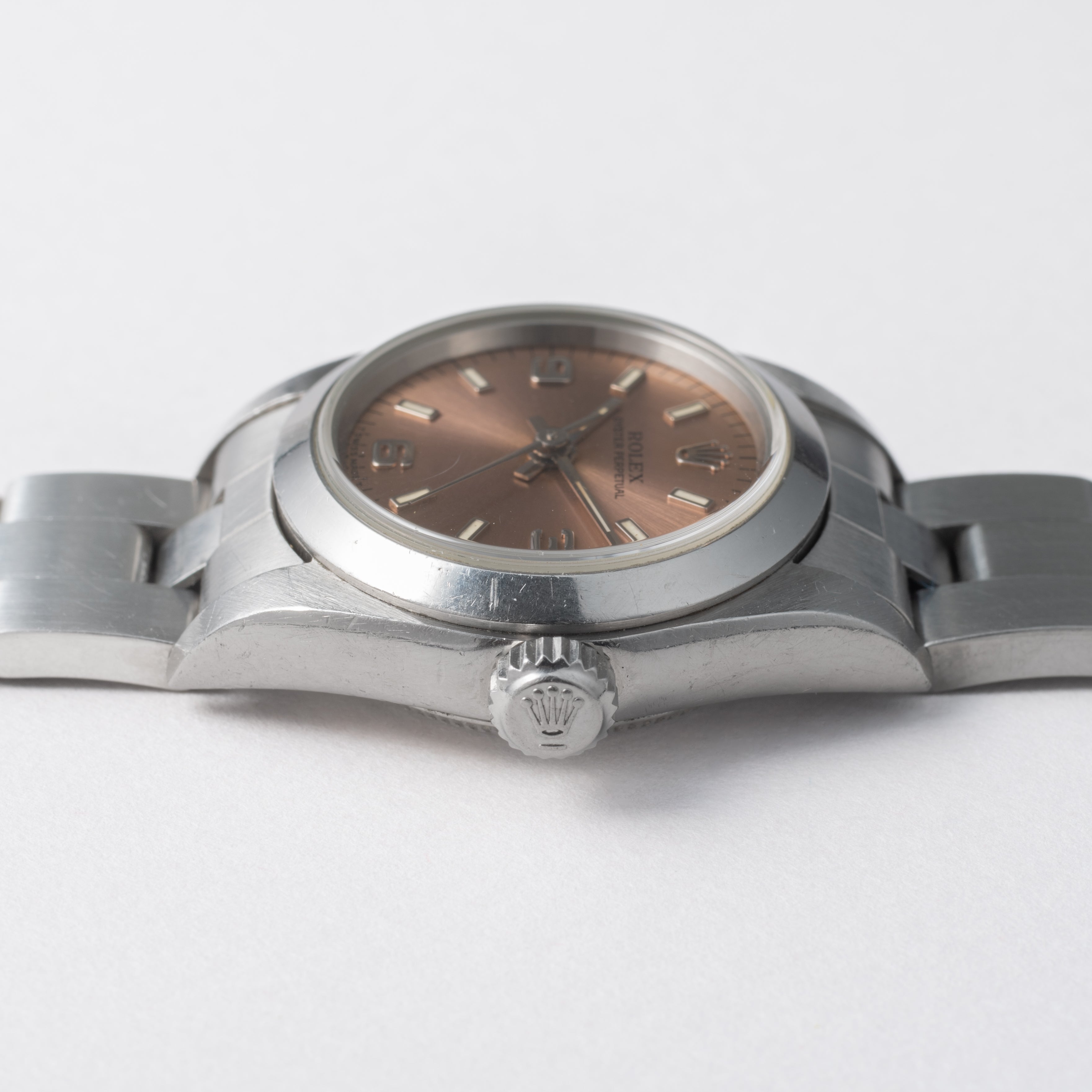 ロレックス レディース オイスターパーペチュアル 1997年~1998年製 Ref.67180 ピンクダイヤル